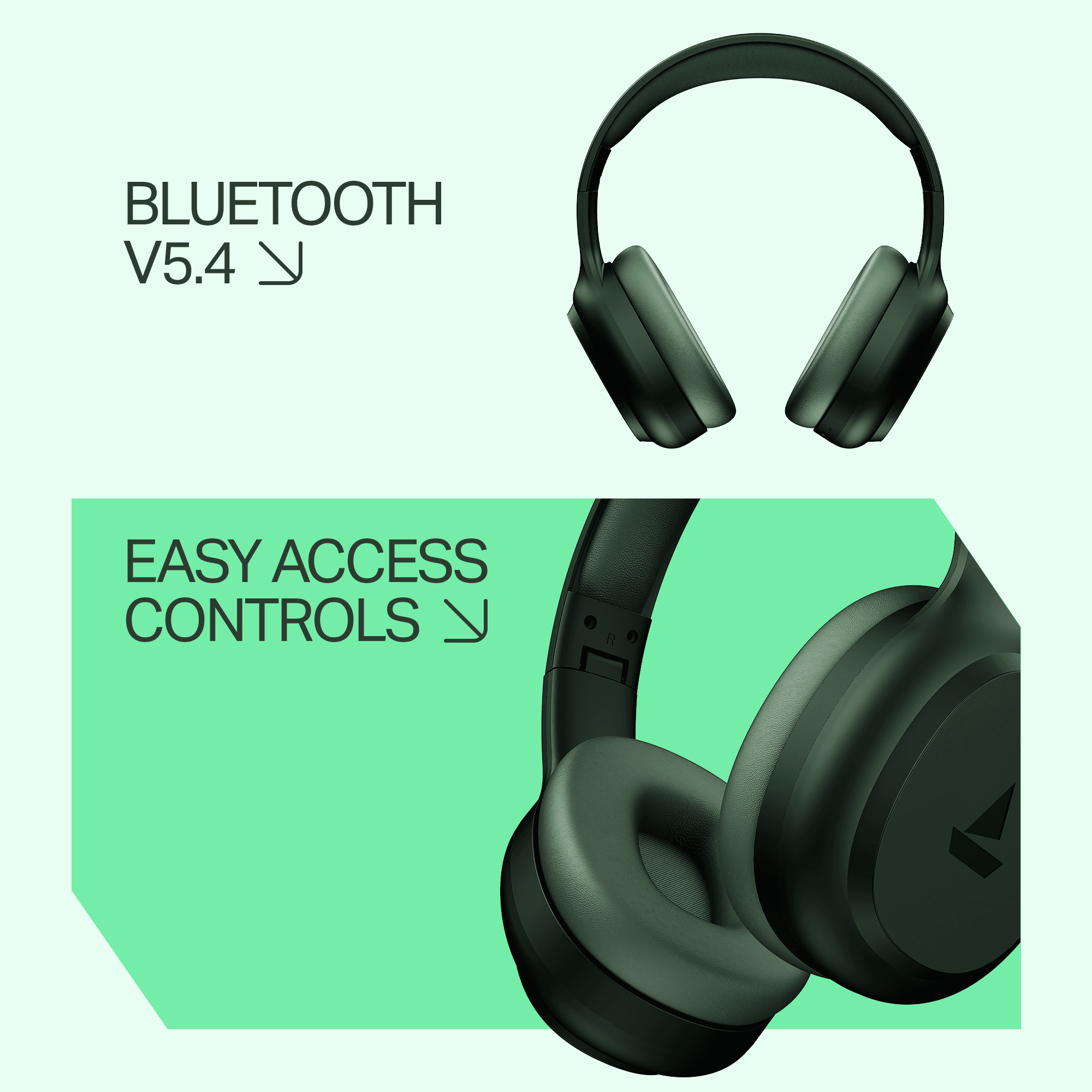 boAt Rockerz 421 | Wireless Headphones with 40mm Drivers, BEAST™ Mode, ENx™ Tech & 40H Playback
