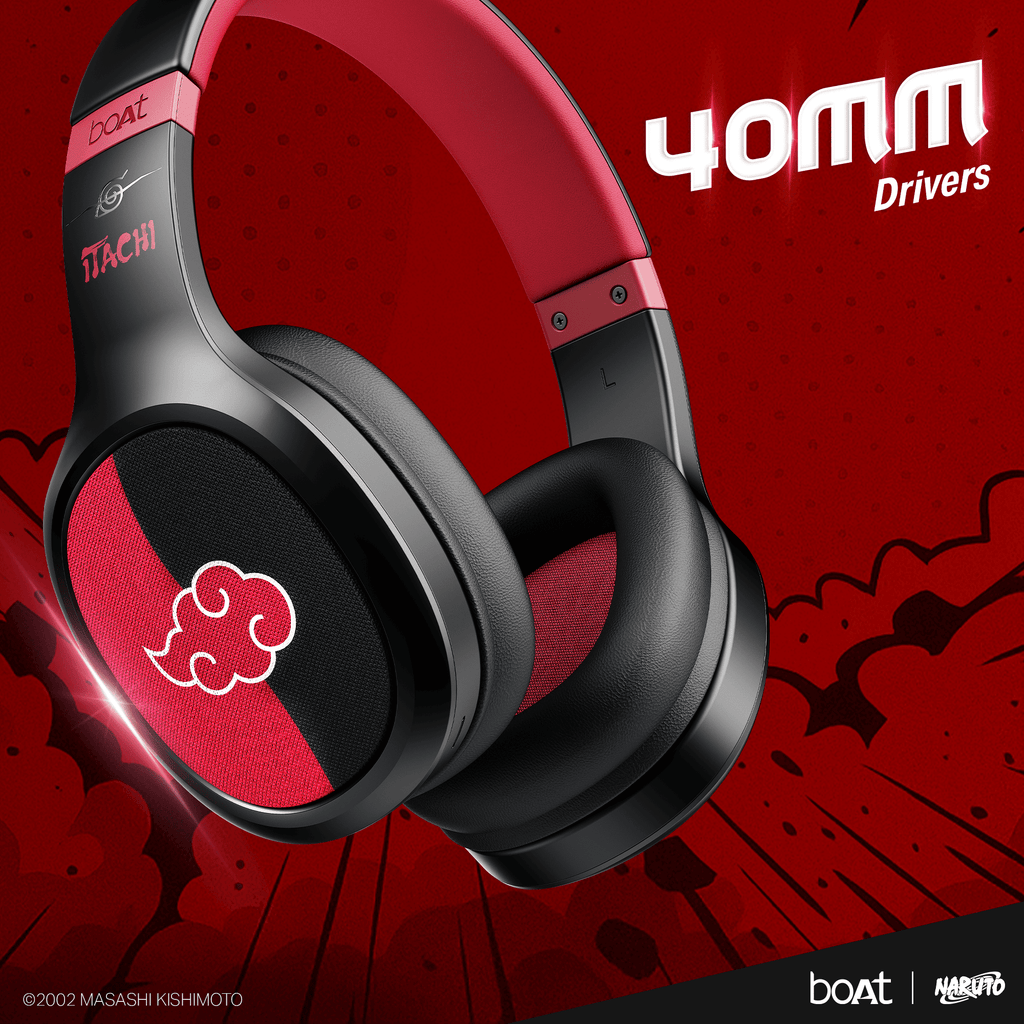 boAt Rockerz 460 Naruto Edition | Naruto Series – Wireless Headphones with 30 Hours Playback & BEAST™ Mode