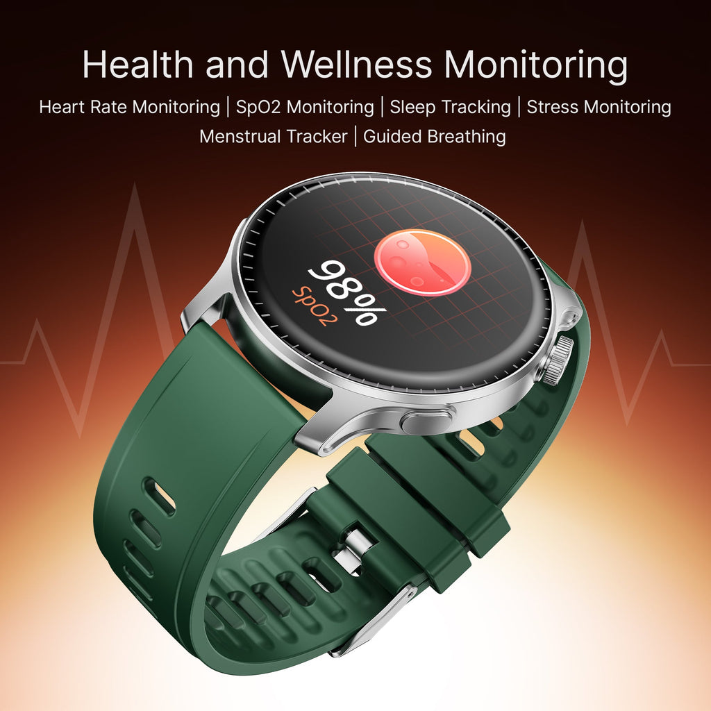 boAt Ultima Prime | Smartwatch with 1.43" AMOLED Display, Cloud Watch Faces, Emergency SOS, BT Calling, Functional Crown