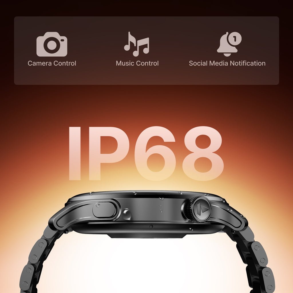 boAt Ultima Prime | Smartwatch with 1.43" AMOLED Display, Cloud Watch Faces, Emergency SOS, BT Calling, Functional Crown