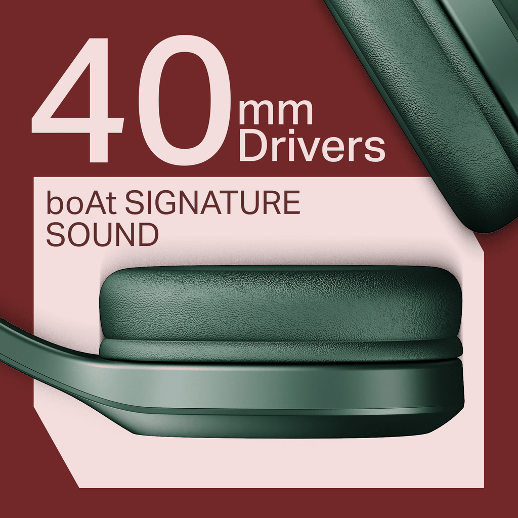 boAt Rockerz 412 | Wireless Headphones with 40mm Drivers, BEAST™ Mode, ENx™ Tech & 60H Playback