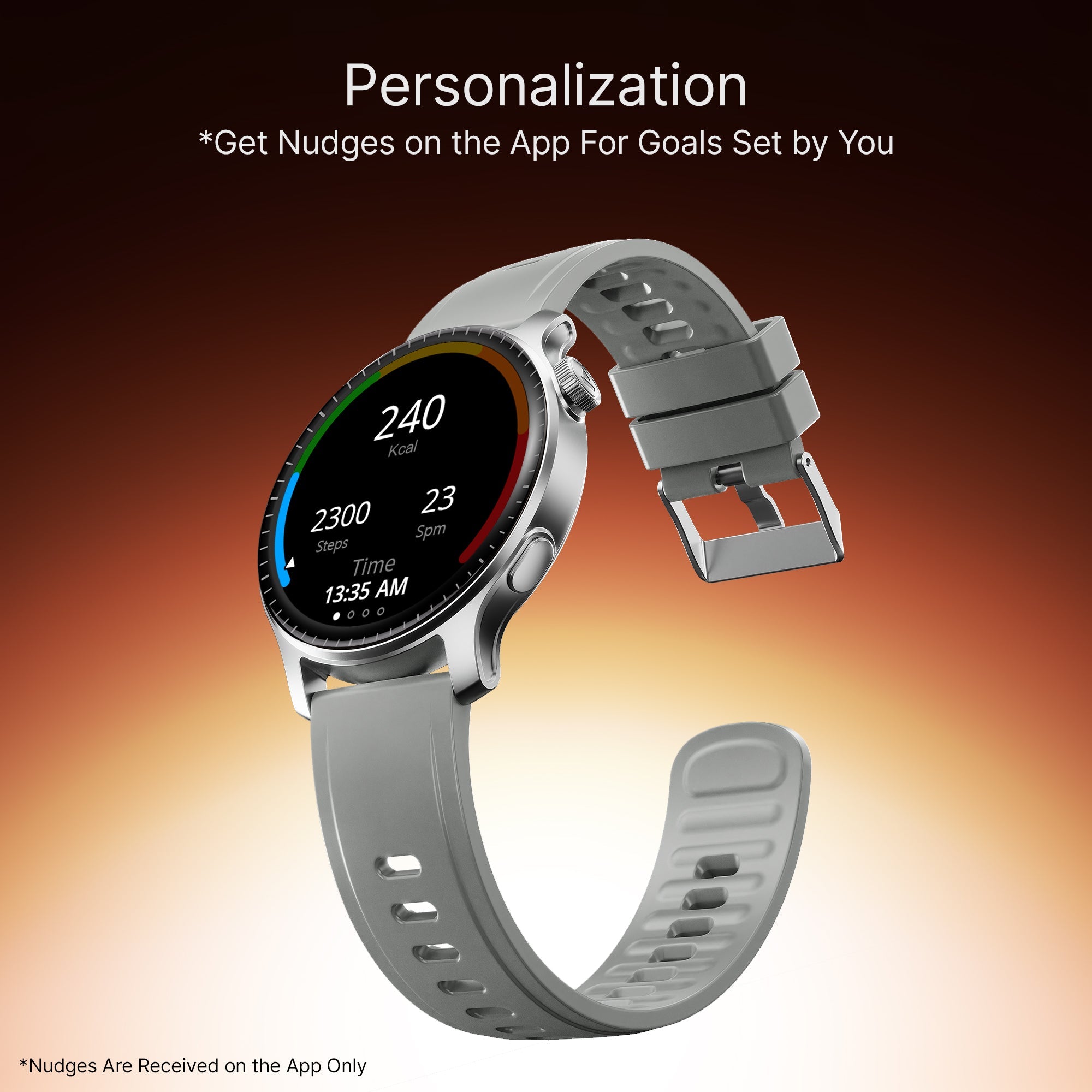 boAt Ultima Prime | Smartwatch with 1.43" AMOLED Display, Cloud Watch Faces, Emergency SOS, BT Calling, Functional Crown