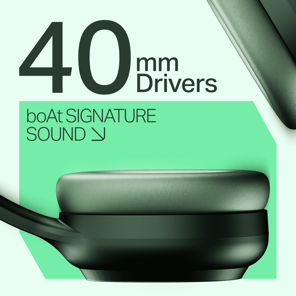 boAt Rockerz 421 | Wireless Headphones with 40mm Drivers, BEAST™ Mode, ENx™ Tech & 40H Playback