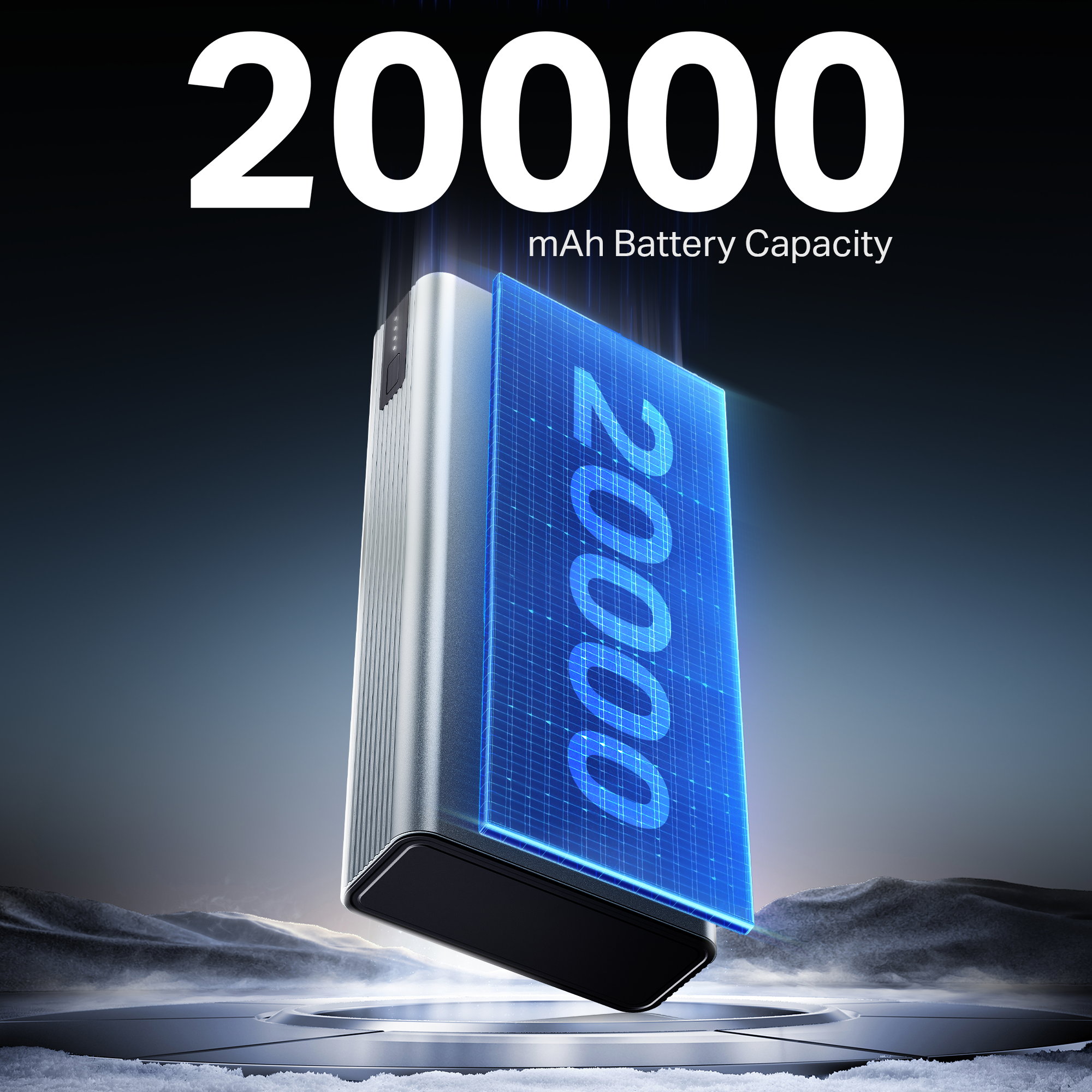 Energyshroom PB435 Turbo | Powerbank with 35W Fast Charging, 20,000mAh, 12-Layer Smart IC Protection, Aluminium Casing