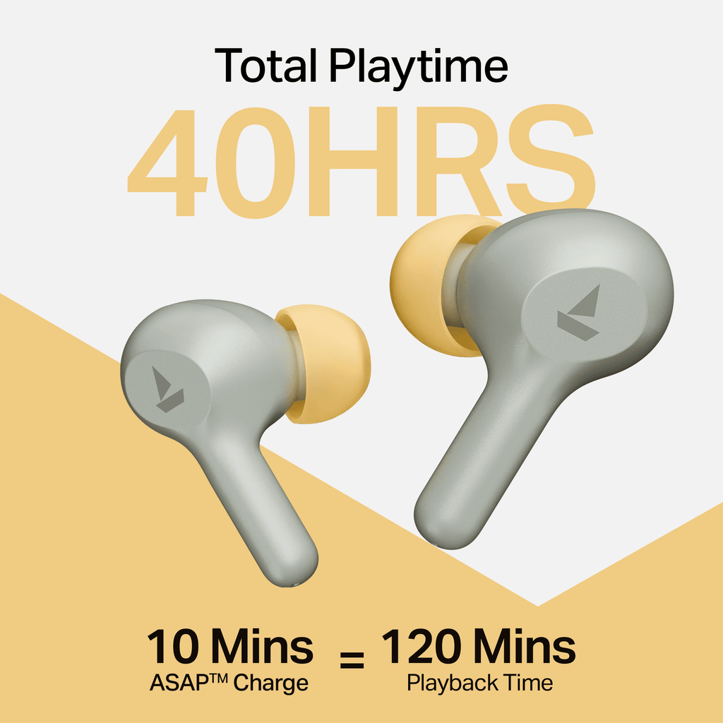 boAt Airdopes 71 | Wireless Earbuds with 40 Hours Playback, BEAST™ Mode, ENx™ Technology, Dual Mic with ENx™ Technology