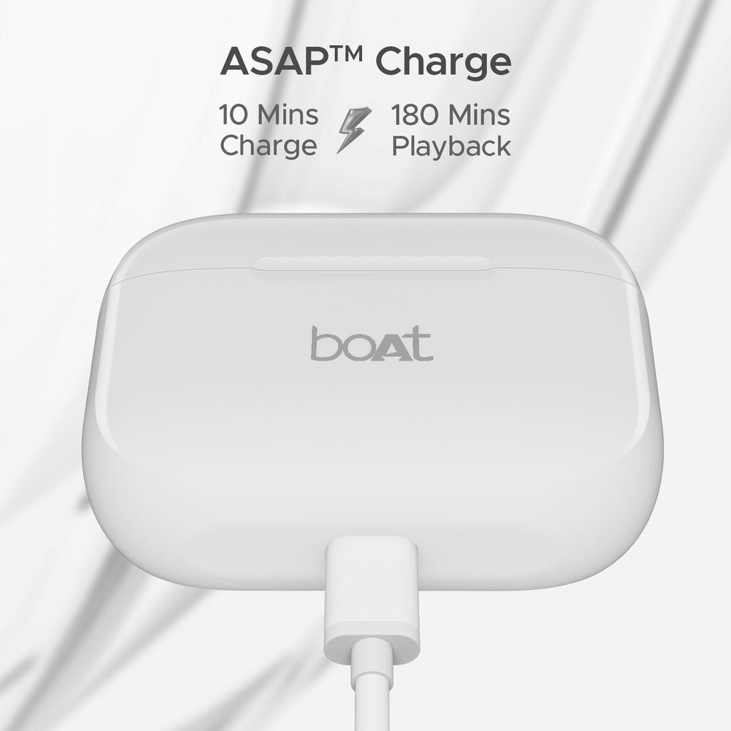 boAt Airdopes 161 | Wireless Earbuds with Massive Playback of upto 40 Hours, IPX5 Water & Sweat Resistance, IWP Technology, Type C Interface