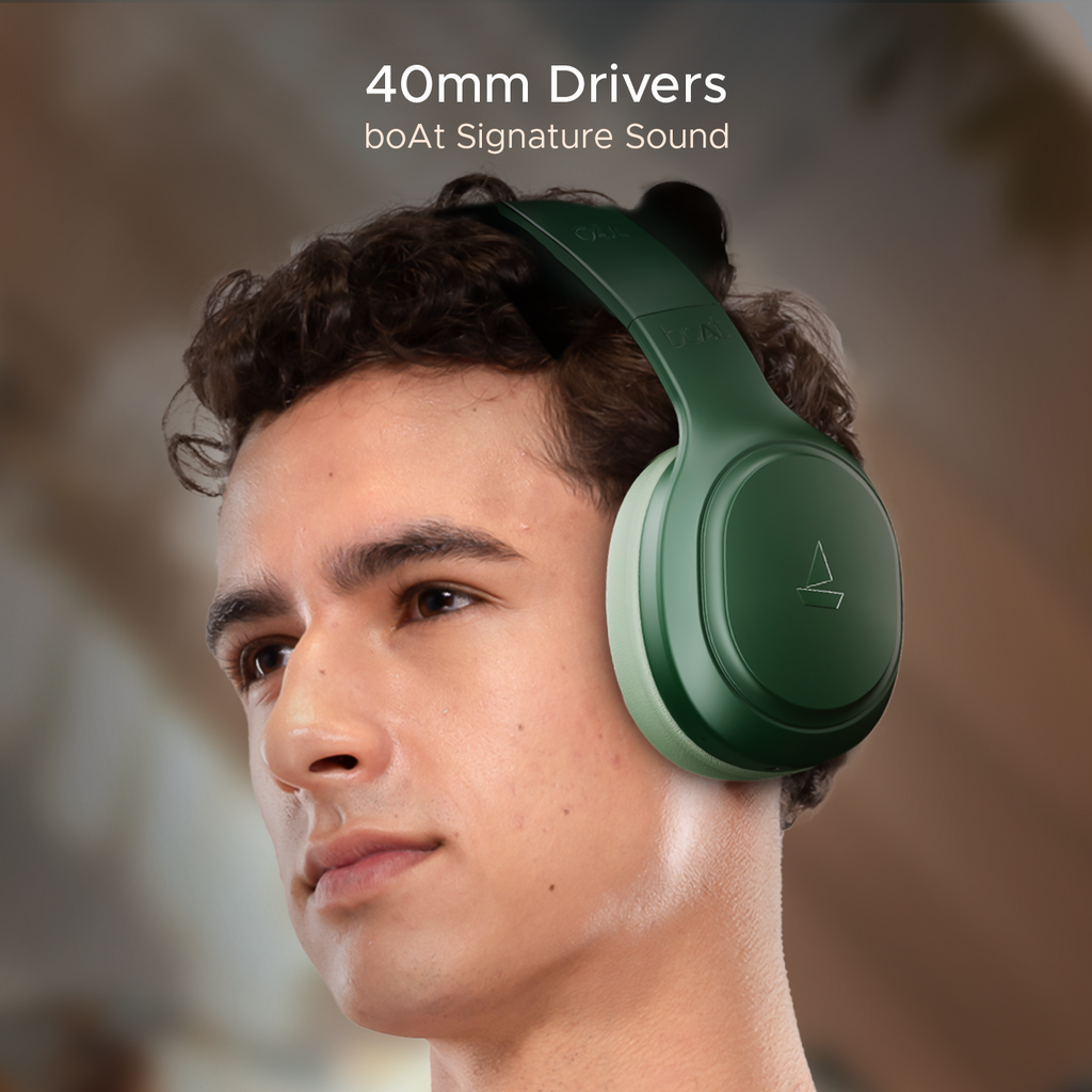 boAt Rockerz 430 | Wireless Headphone with ENx™ Tech, 40 HRS Playback,  BEAST™ Mode, Type-C Interface, Bluetooth v5.4