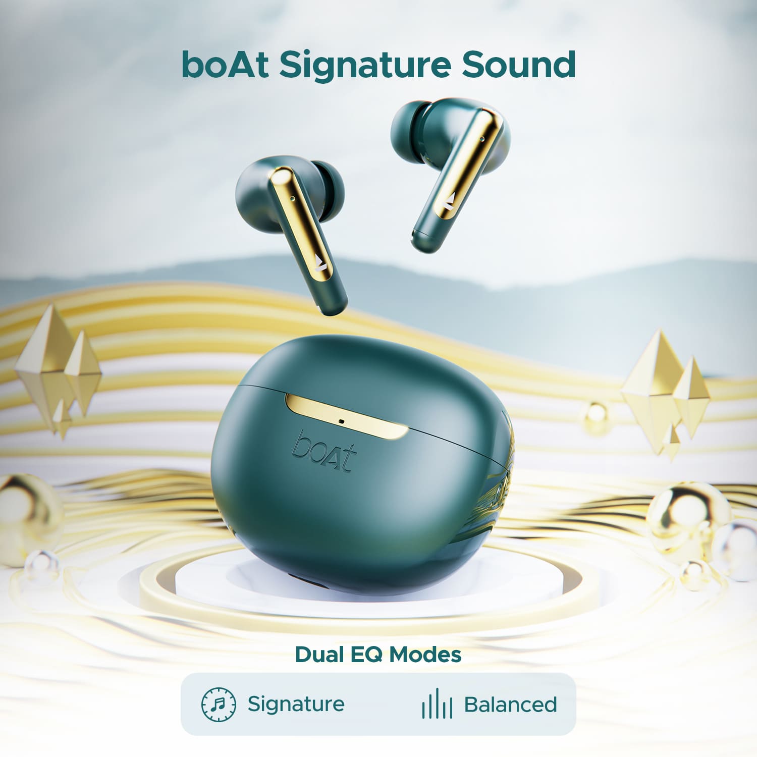 boAt Airdopes 141 ANC | Wireless Earbuds with Active Noise Cancellation up to 32dB, 42 Hours Playback, BEAST™️ Mode
