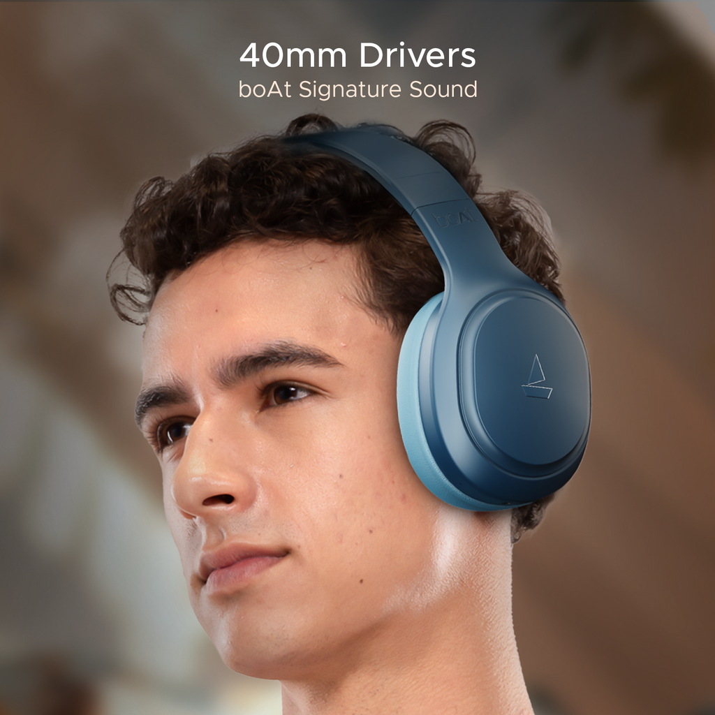 boAt Rockerz 430 | Wireless Headphone with ENx™ Tech, 40 HRS Playback,  BEAST™ Mode, Type-C Interface, Bluetooth v5.4