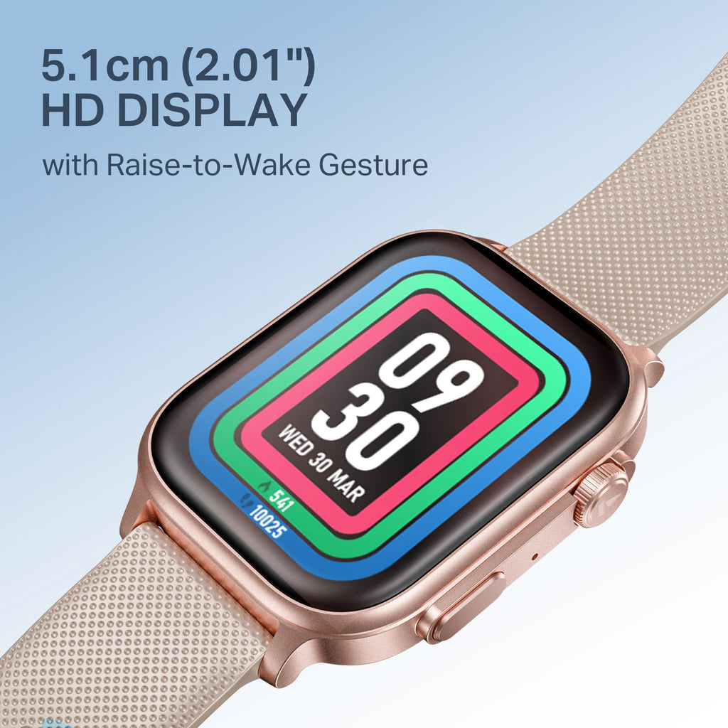 boAt Storm Infinity Max | Smartwatch with 2.01" HD Display, 20-Day Battery Life, BT Calling, IP68, and Functional Crown