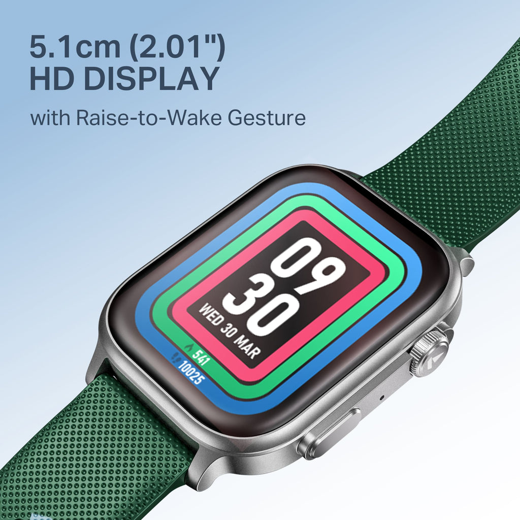 boAt Storm Infinity Max | Smartwatch with 2.01" HD Display, 20-Day Battery Life, BT Calling, IP68, and Functional Crown