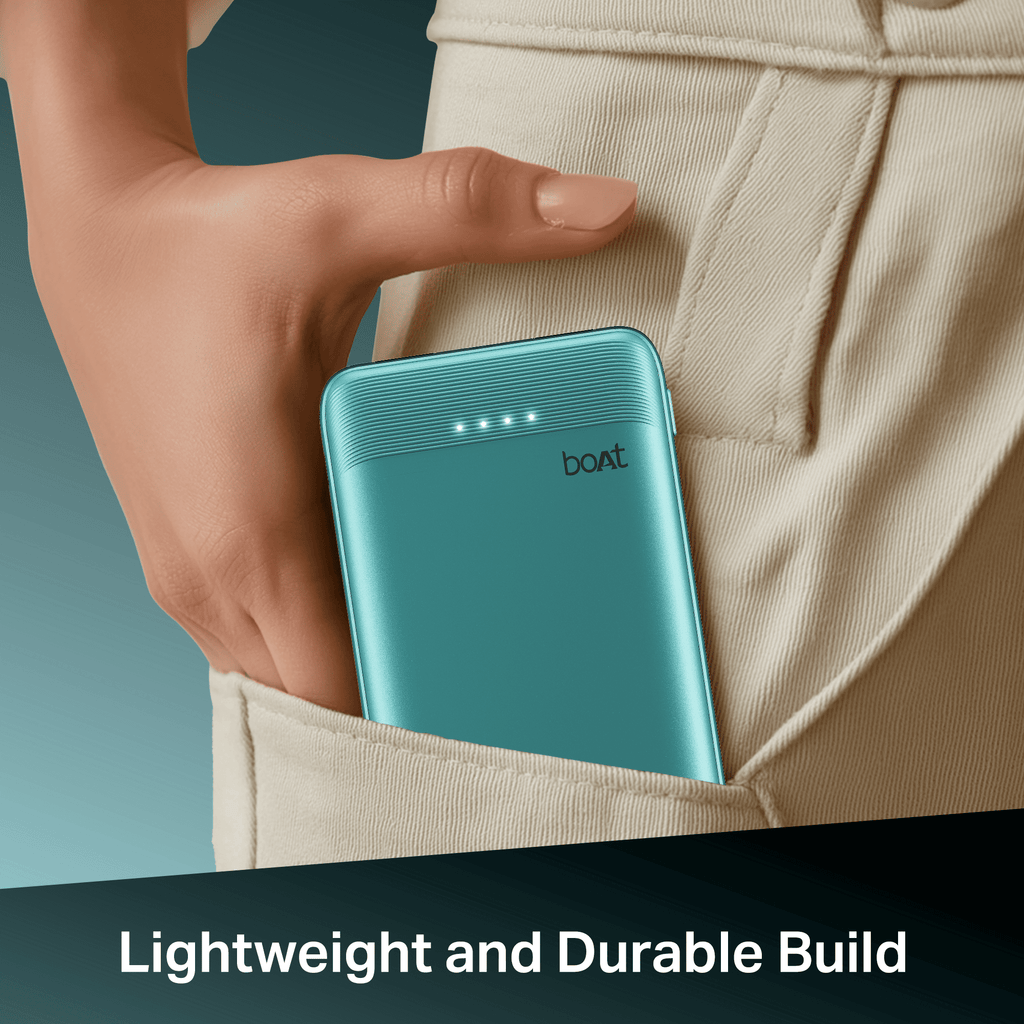 Energyshroom PB300 Activ | Powerbank with 22.5W Fast Charging, 10,000mAh, 12-Layer Smart IC Protection, 3 output ports