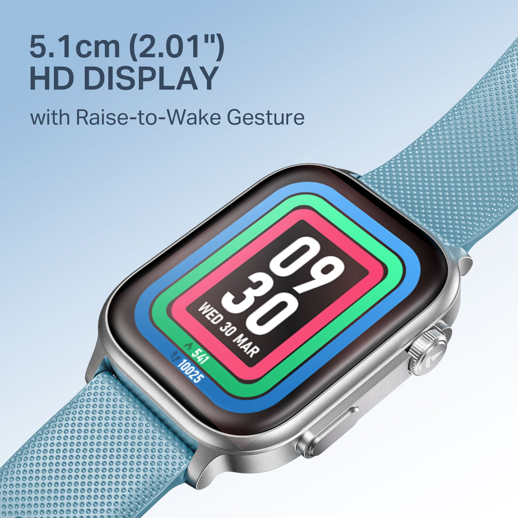 boAt Storm Infinity Max | Smartwatch with 2.01" HD Display, 20-Day Battery Life, BT Calling, IP68, and Functional Crown
