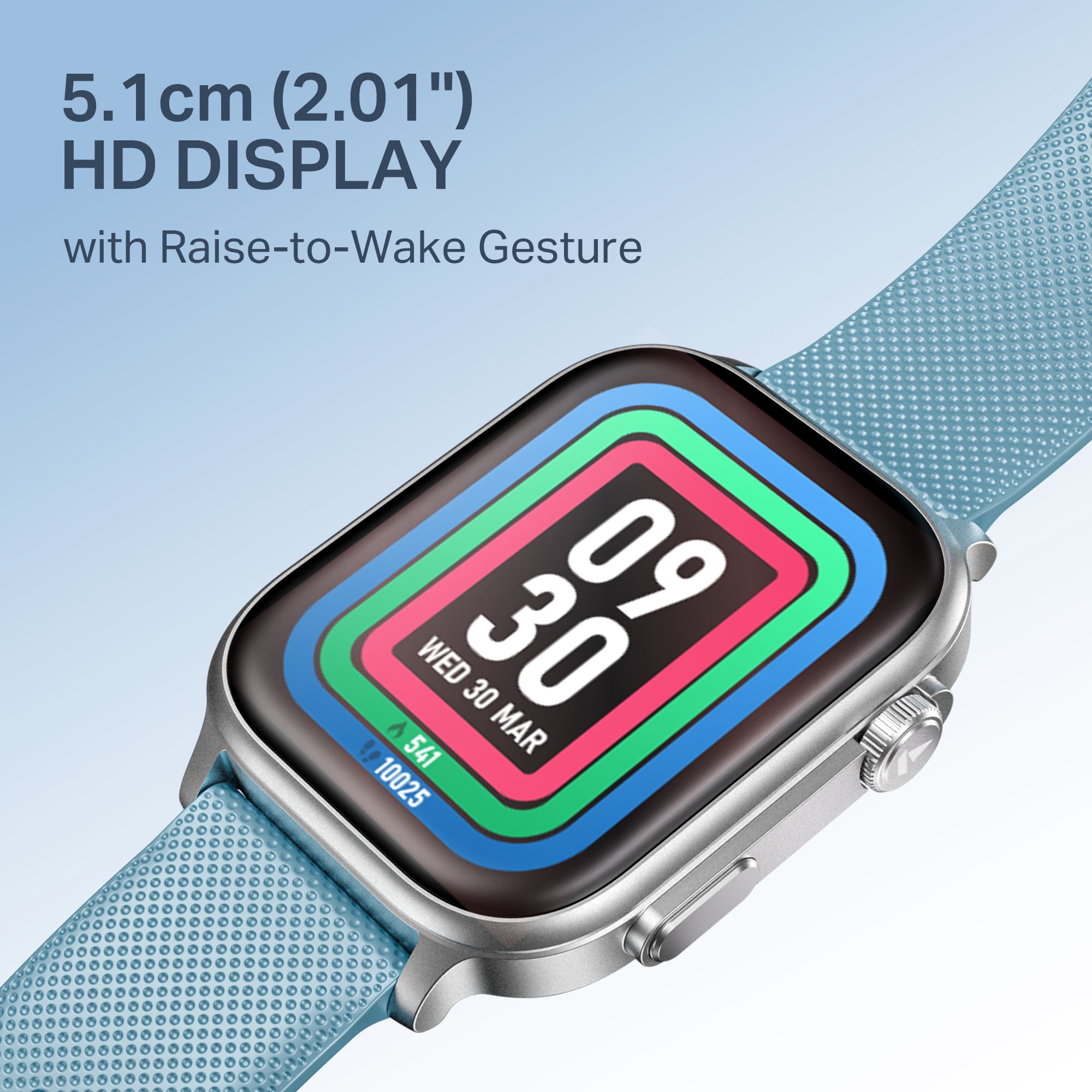 boAt Storm Infinity Max | Smartwatch with 2.01" HD Display, 20-Day Battery Life, BT Calling, IP68, and Functional Crown