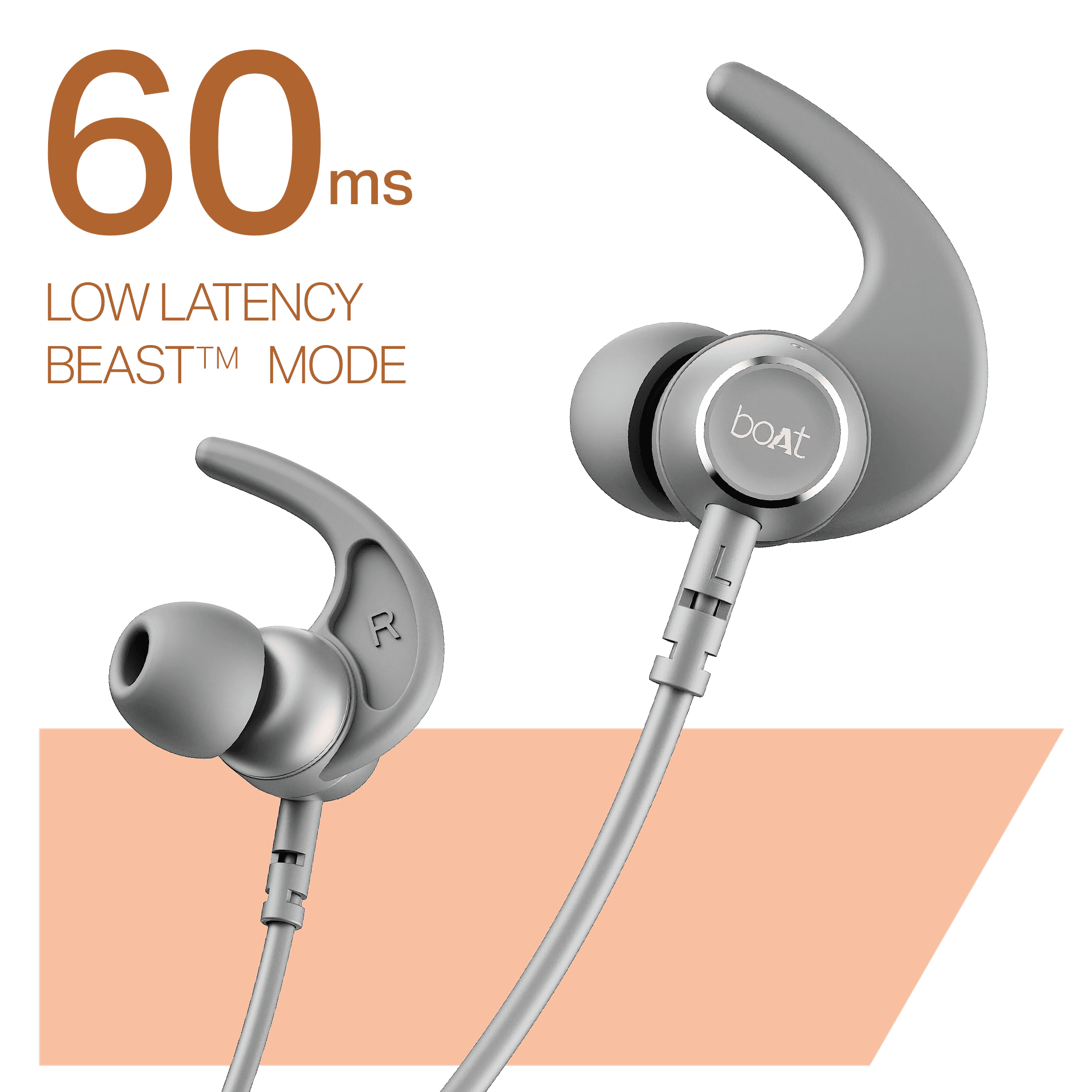 boAt Rockerz 203 | Wireless Neckband with BEAST™ Mode, ENx™ Tech, Dual Pairing & 20H Playback