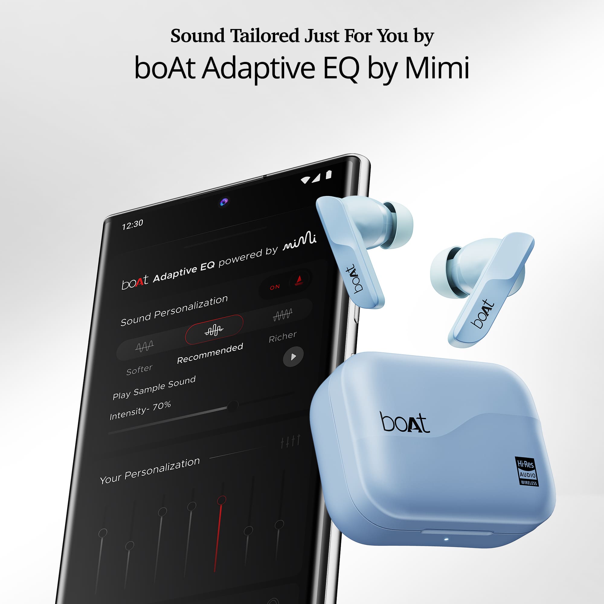 boAt Airdopes 800 HiDef | Wireless Earbuds with 40 Hours Playback, High-Res Audio with LDAC, AI ENx Technology