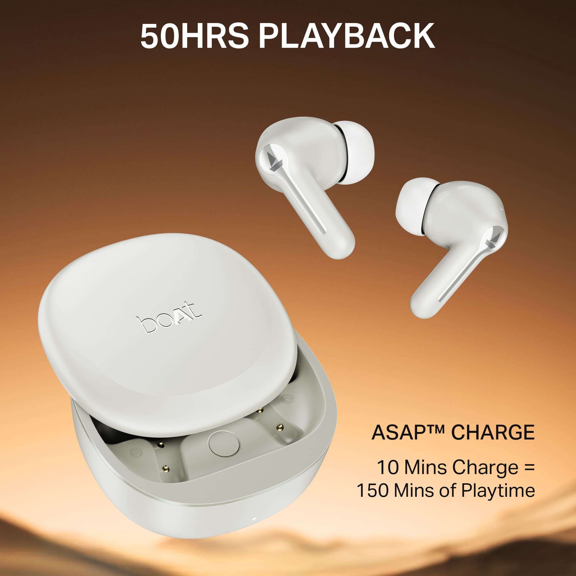 boAt Airdopes Prime 413 | Wireless Earbuds with 50 Hours Playback, BEAST™ Mode & Voice Assistant Support