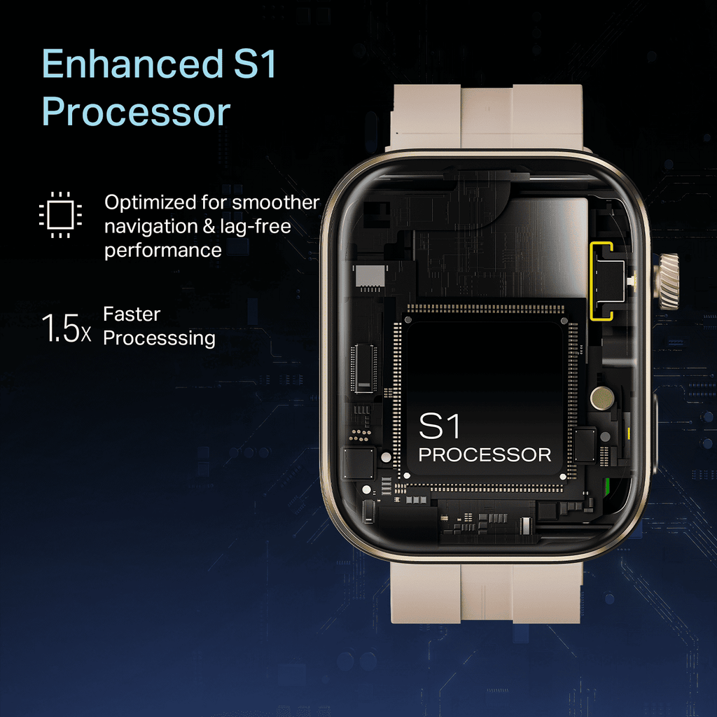 boAt Chrome Endeavour | Smartwatch with 1.96" AMOLED Display, AI Coach, Auto Activity Detection & Turn-by-Turn Navigation