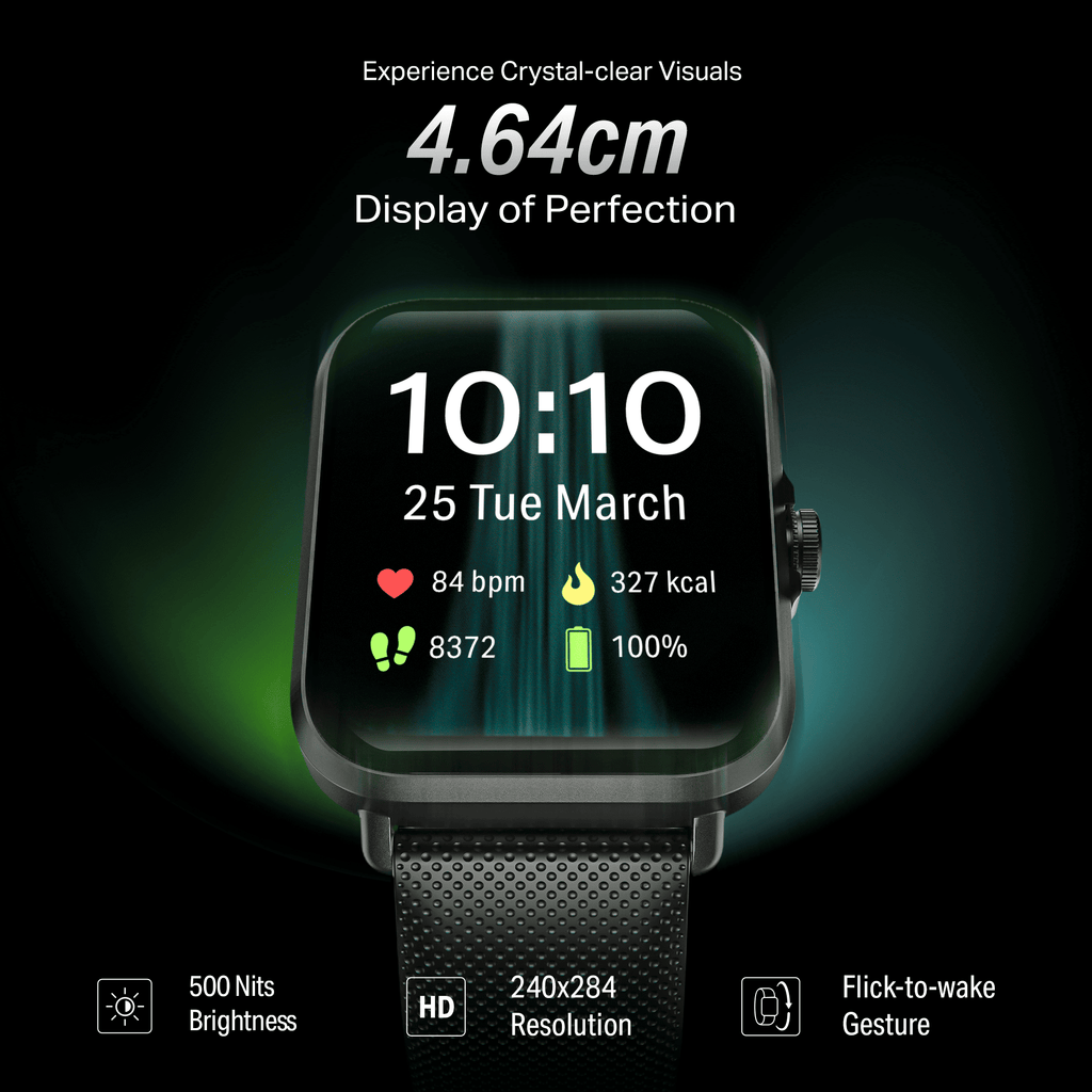 boAt Storm Infinity | Smartwatch with 1.83" HD Display, ASAP Charge, 15-Day Battery Life, Functional Crown, BT v5.4