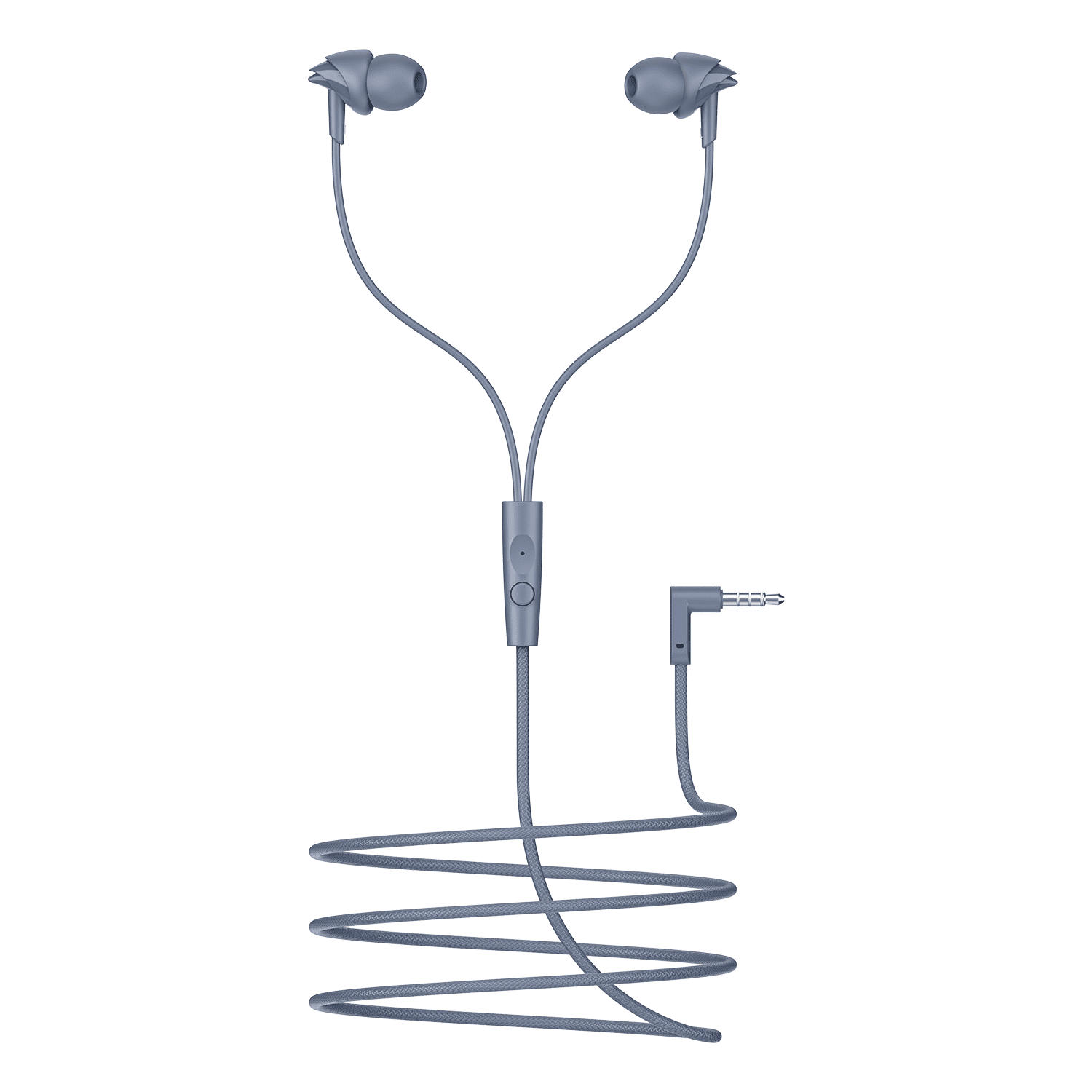 Bassheads 213L | Wired Earphone with 10mm Drivers, boAt Signature Sound, Snug Fit & Braided Cable