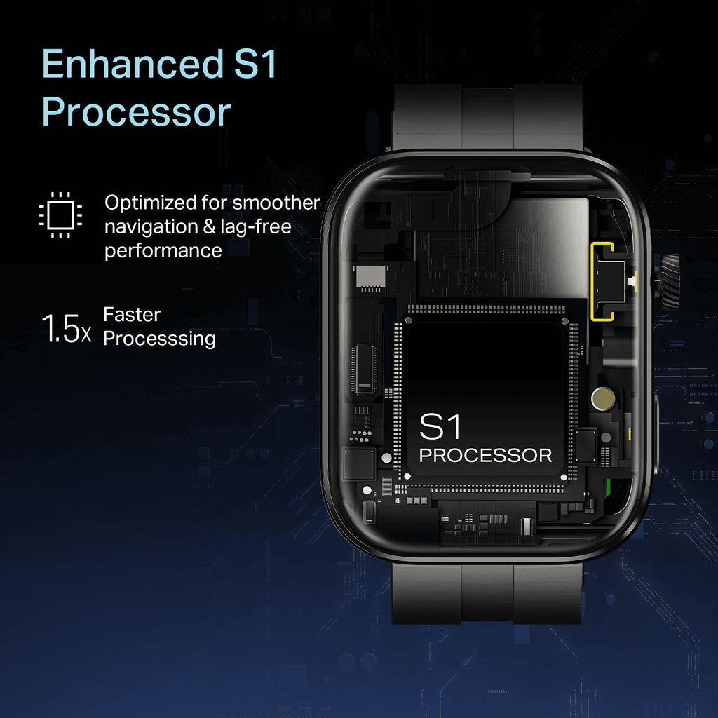 boAt Chrome Endeavour | Smartwatch with 1.96" AMOLED Display, AI Coach, Auto Activity Detection & Turn-by-Turn Navigation