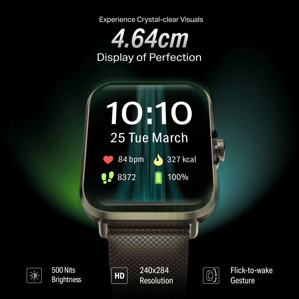 boAt Storm Infinity | Smartwatch with 1.83" HD Display, ASAP Charge, 15-Day Battery Life, Functional Crown, BT v5.4