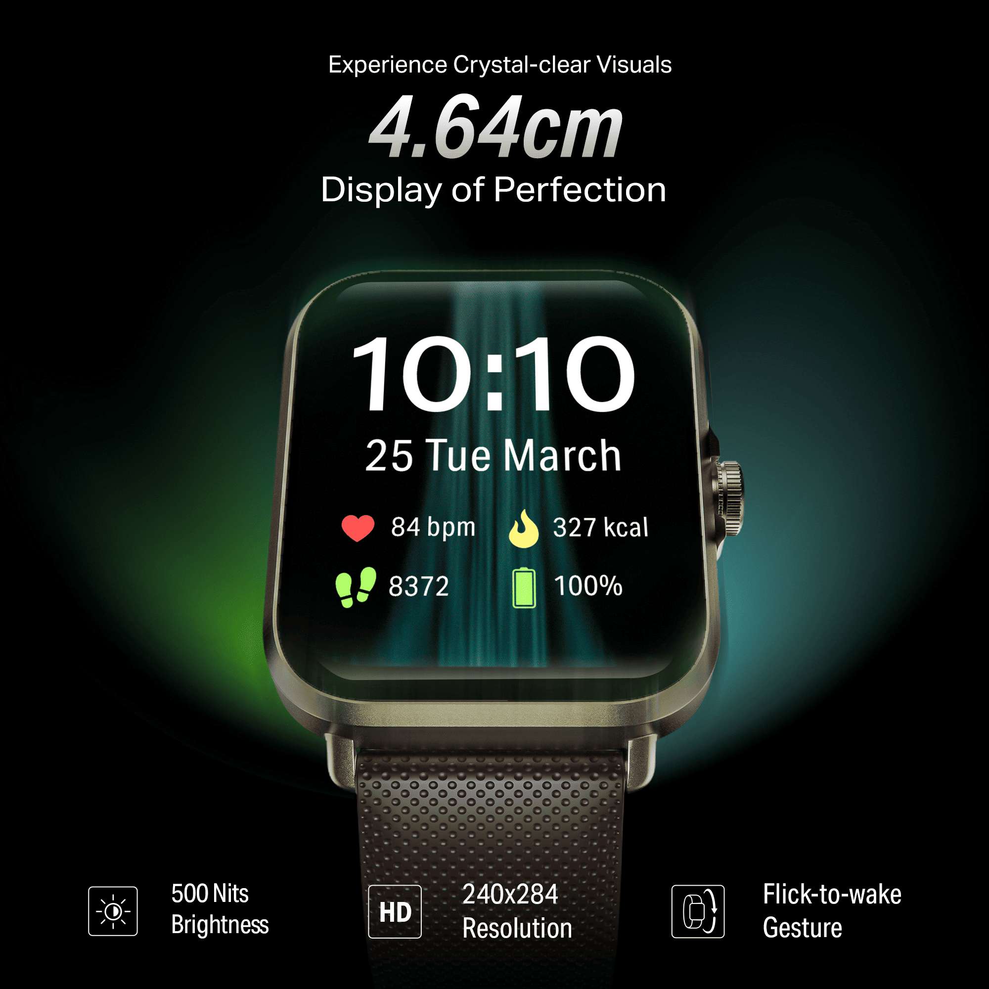 boAt Storm Infinity | Smartwatch with 1.83" HD Display, ASAP Charge, 15-Day Battery Life, Functional Crown, BT v5.4