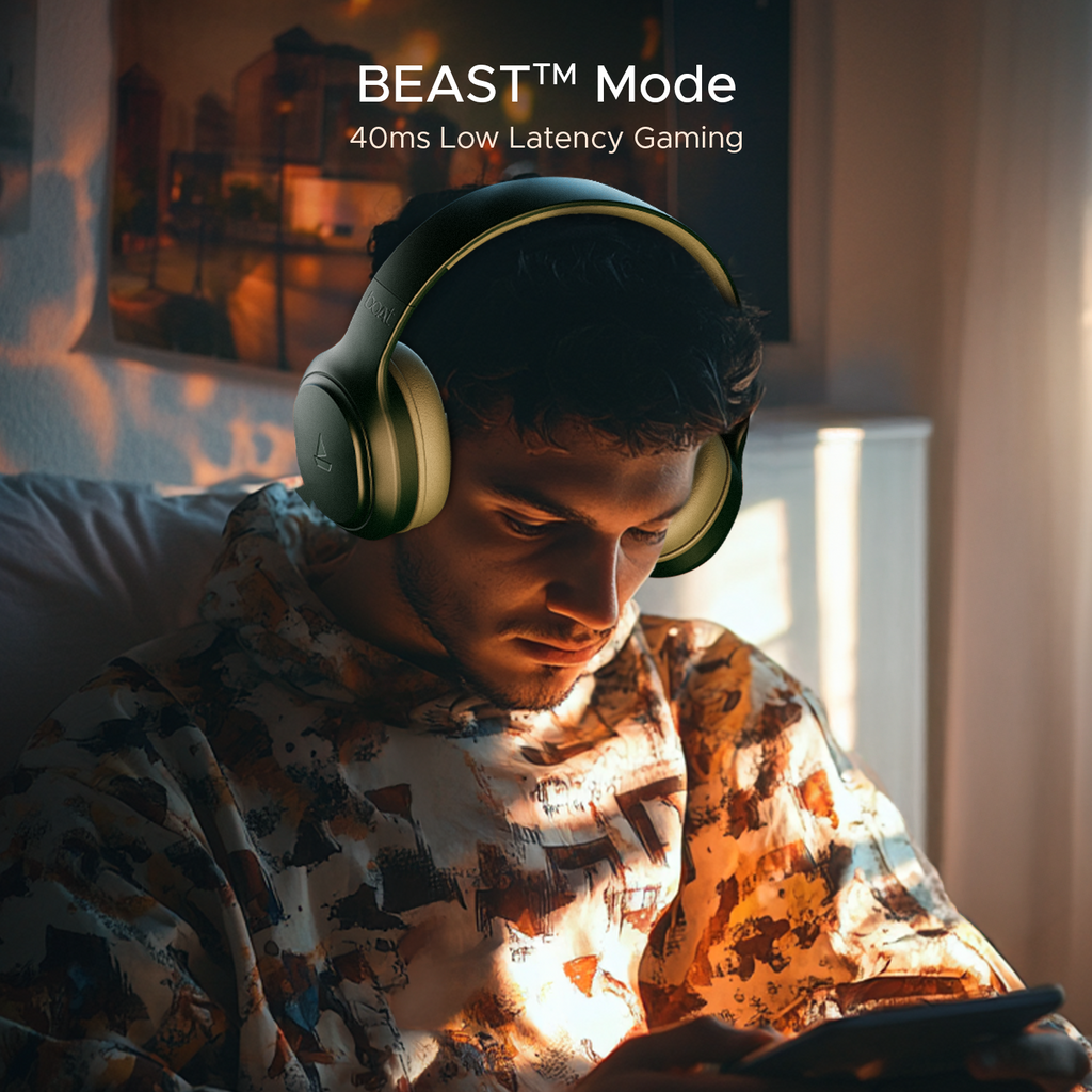 boAt Rockerz 430 | Wireless Headphone with ENx™ Tech, 40 HRS Playback,  BEAST™ Mode, Type-C Interface, Bluetooth v5.4