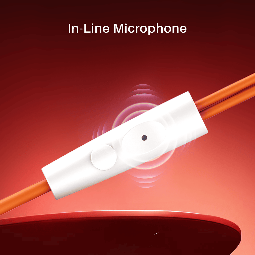 boAt Bassheads 211 | Wired Earphones with 10mm Drivers, Mic & Glossy Comfort Fit