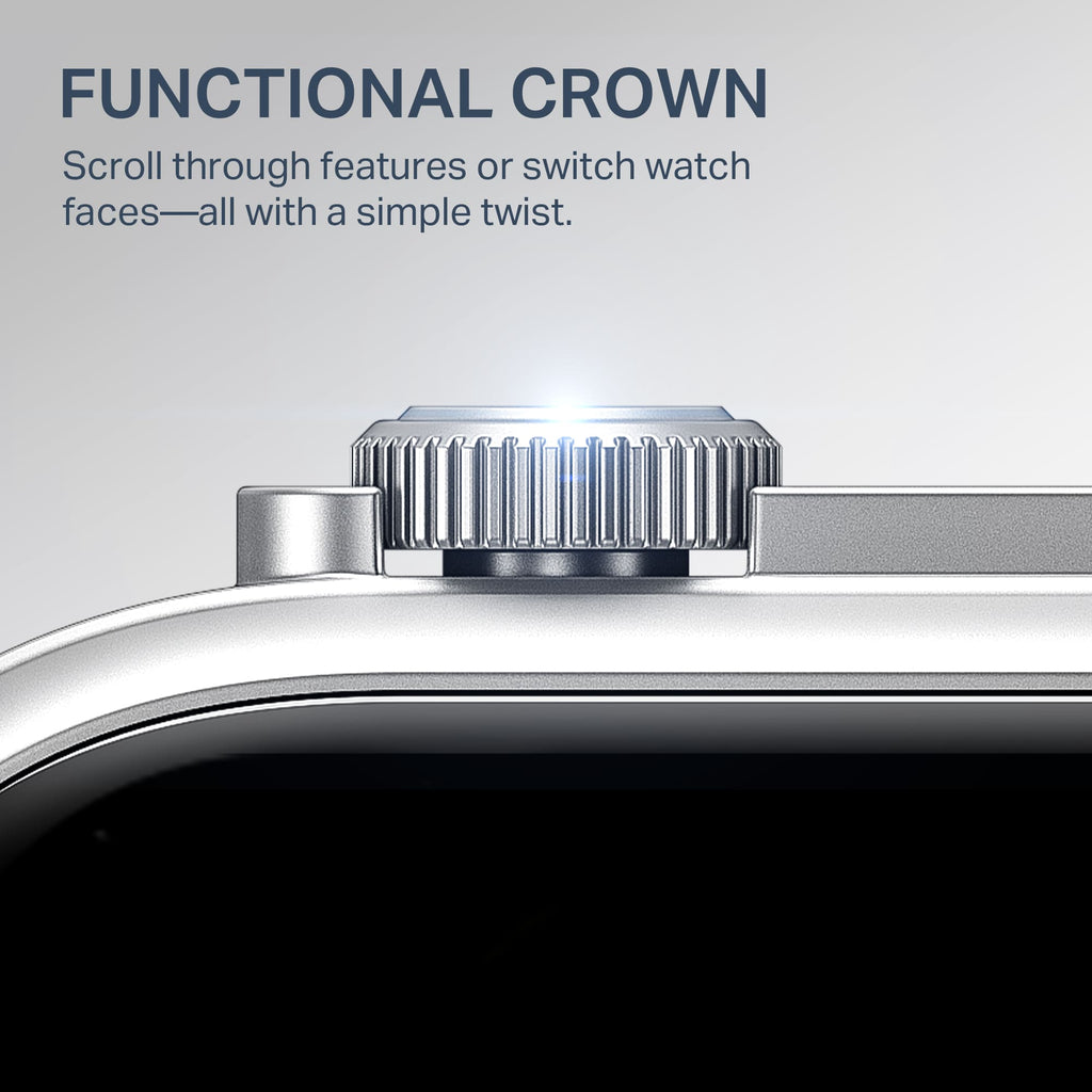 boAt Storm Infinity Max | Smartwatch with 2.01" HD Display, 20-Day Battery Life, BT Calling, IP68, and Functional Crown