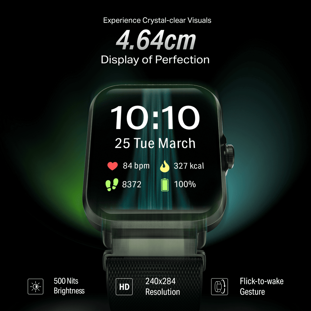 boAt Storm Infinity | Smartwatch with 1.83" HD Display, ASAP Charge, 15-Day Battery Life, Functional Crown, BT v5.4