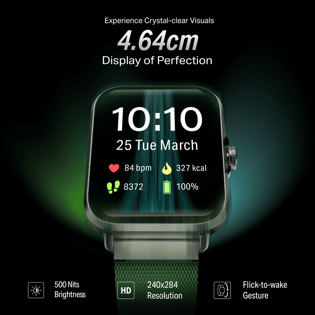 boAt Storm Infinity | Smartwatch with 1.83" HD Display, ASAP Charge, 15-Day Battery Life, Functional Crown, BT v5.4