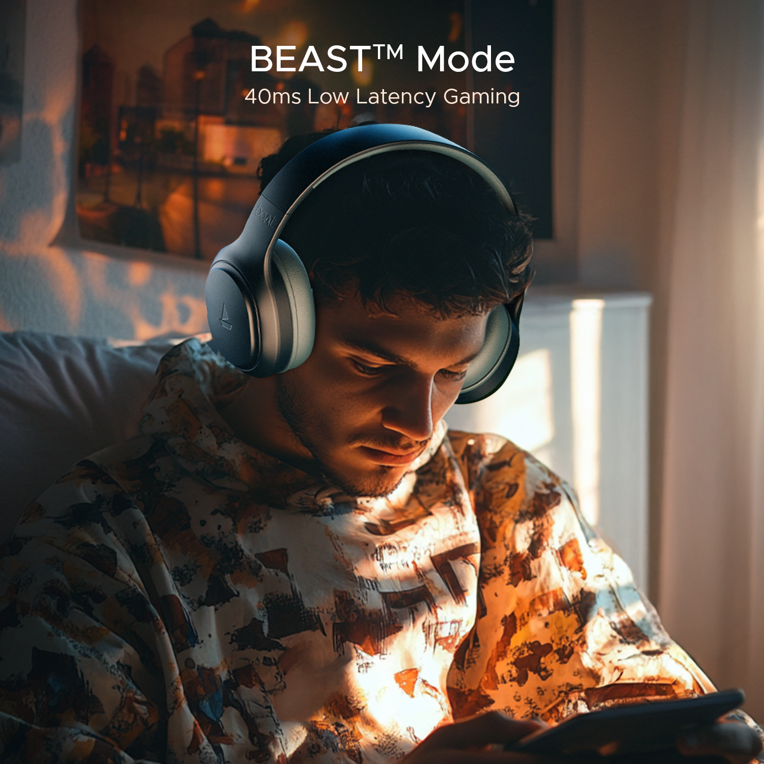 boAt Rockerz 430 | Wireless Headphone with ENx™ Tech, 40 HRS Playback,  BEAST™ Mode, Type-C Interface, Bluetooth v5.4