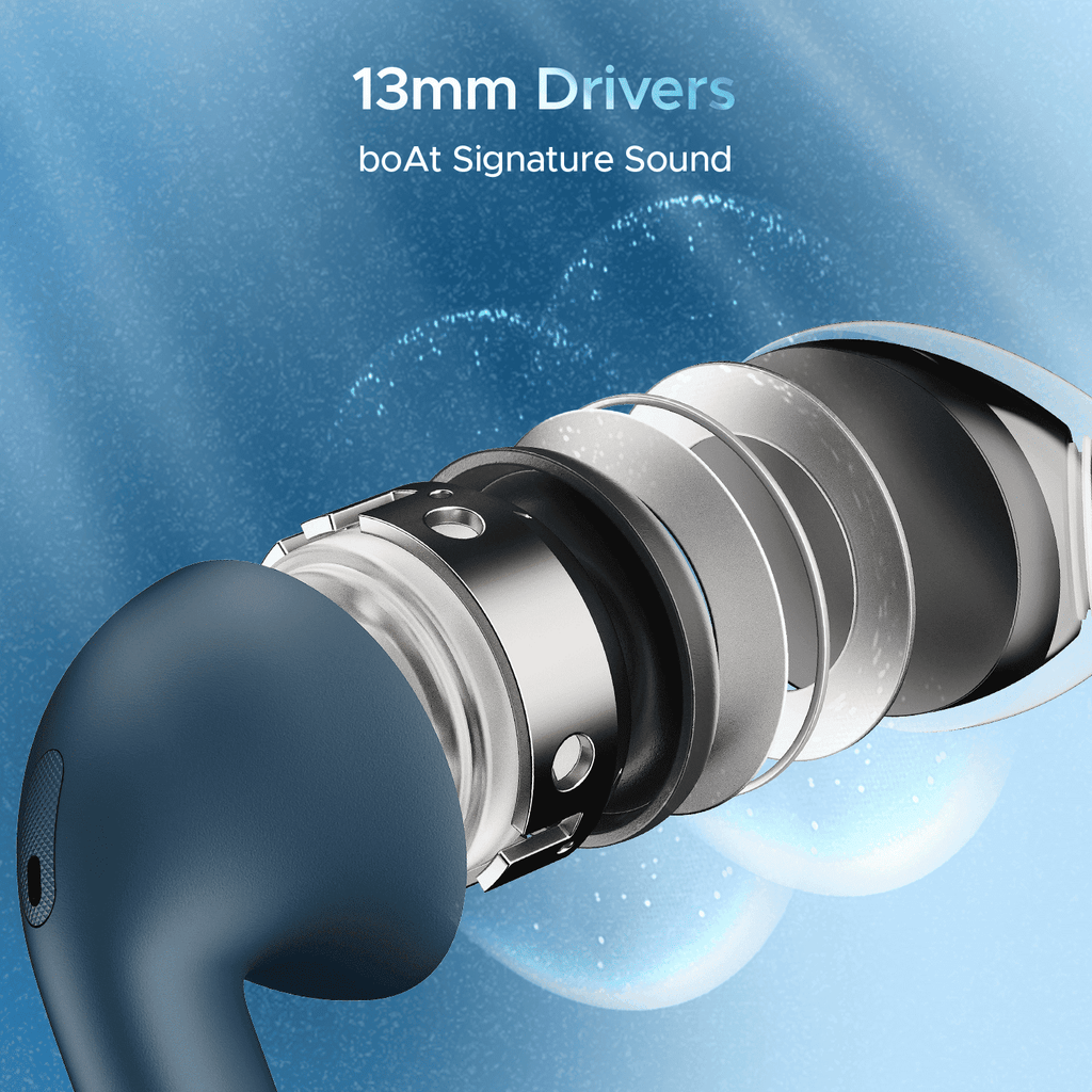 boAt Airdopes Alpha SS Edition | TWS Earbuds with 35 Hours Playback, 13mm Drivers, ENx™ Tech, ASAP™ Charge, IWP™ Technology