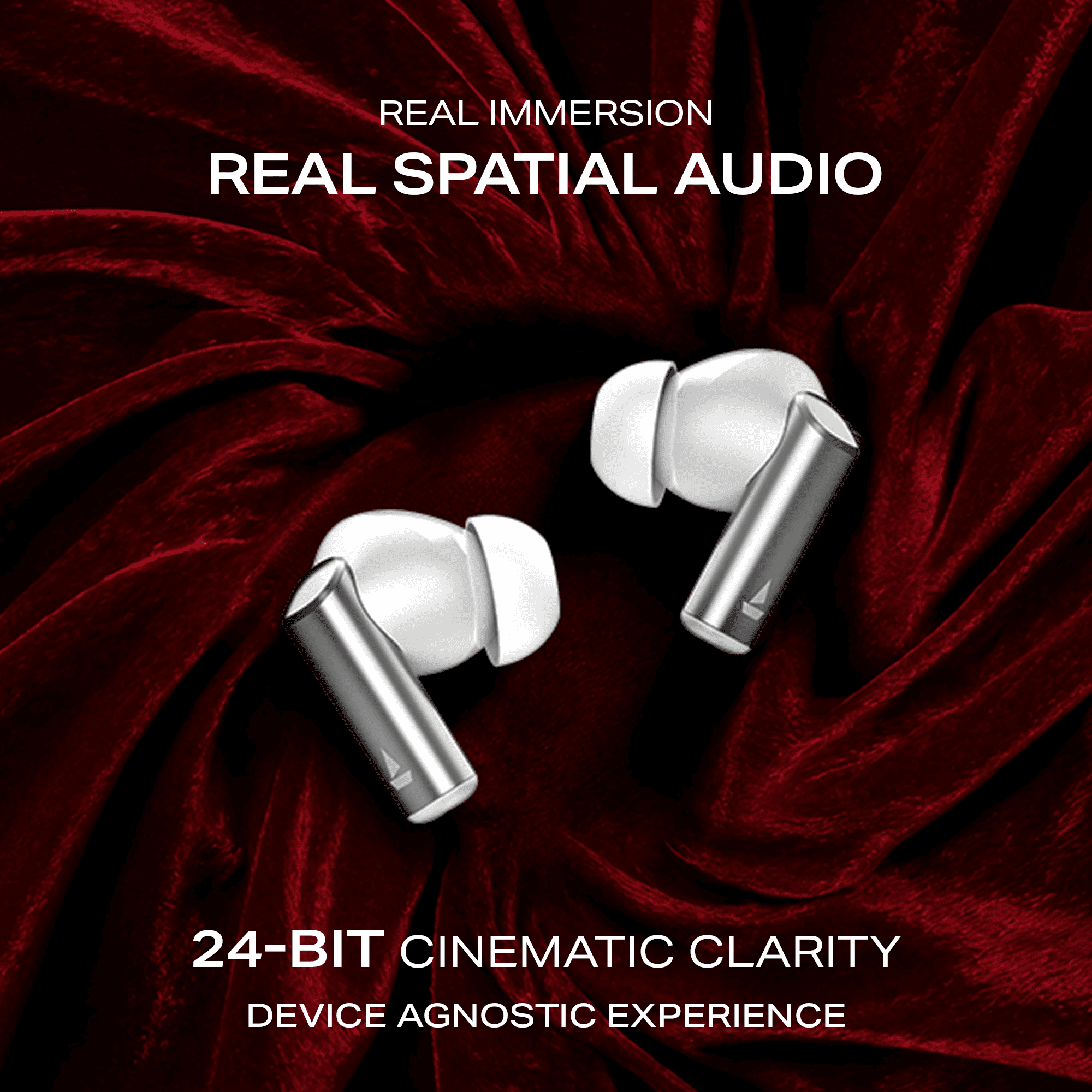 boAt Airdopes Prime 701 ANC | Wireless Earbuds with 50 Hours Playback, 46dB Hybrid ANC, Spatial Audio, Multipoint & BEAST™ Mode