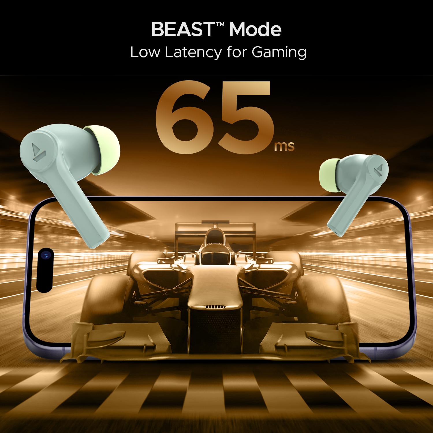 boAt Airdopes Supreme | Wireless Earbuds with 50 Hours Playback, AI ENx™ with Wind Noise Reduction, Cinematic Spatial Audio