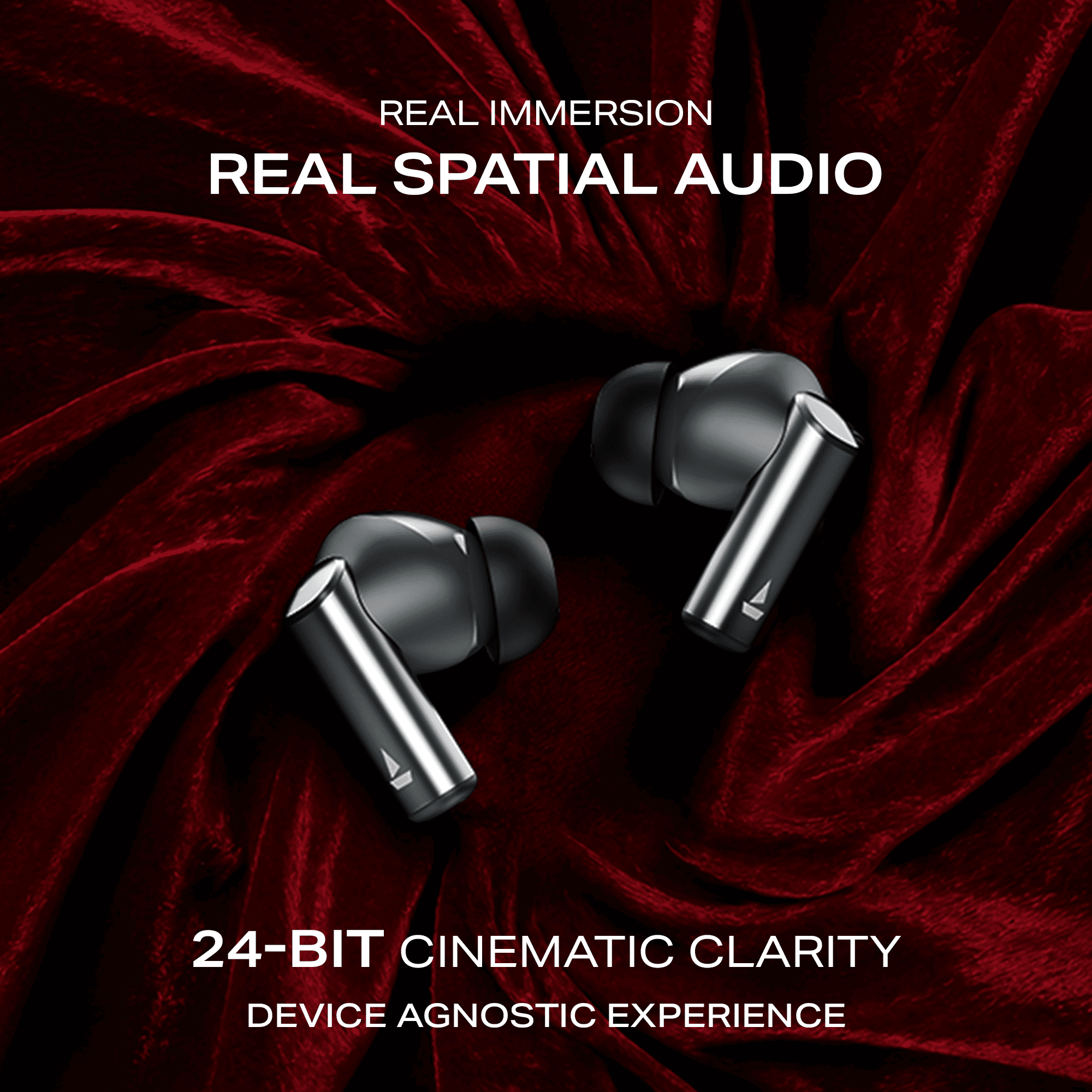 boAt Airdopes Prime 701 ANC | Wireless Earbuds with 50 Hours Playback, 46dB Hybrid ANC, Spatial Audio, Multipoint & BEAST™ Mode