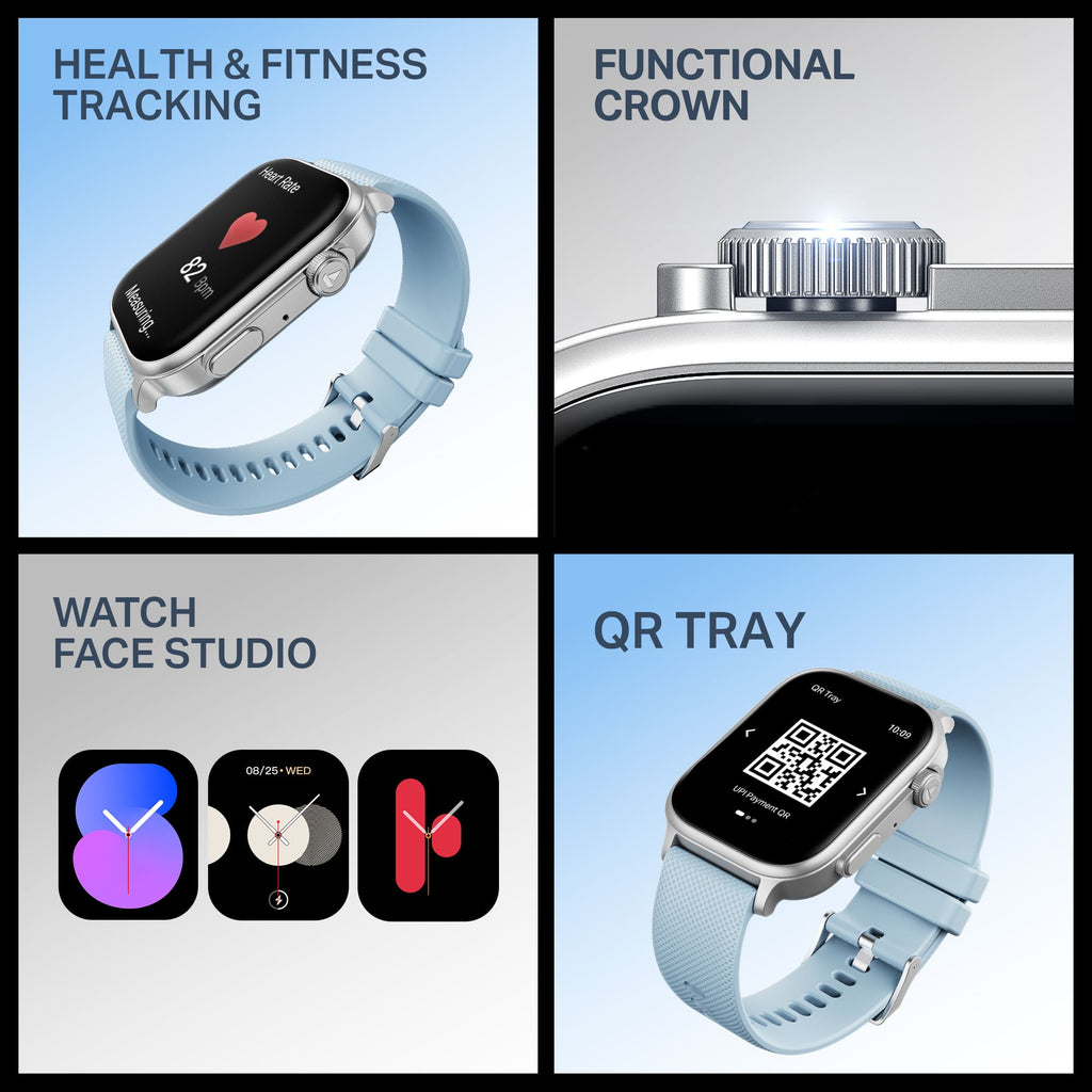 boAt Storm Infinity Max | Smartwatch with 2.01" HD Display, 20-Day Battery Life, BT Calling, IP68, and Functional Crown