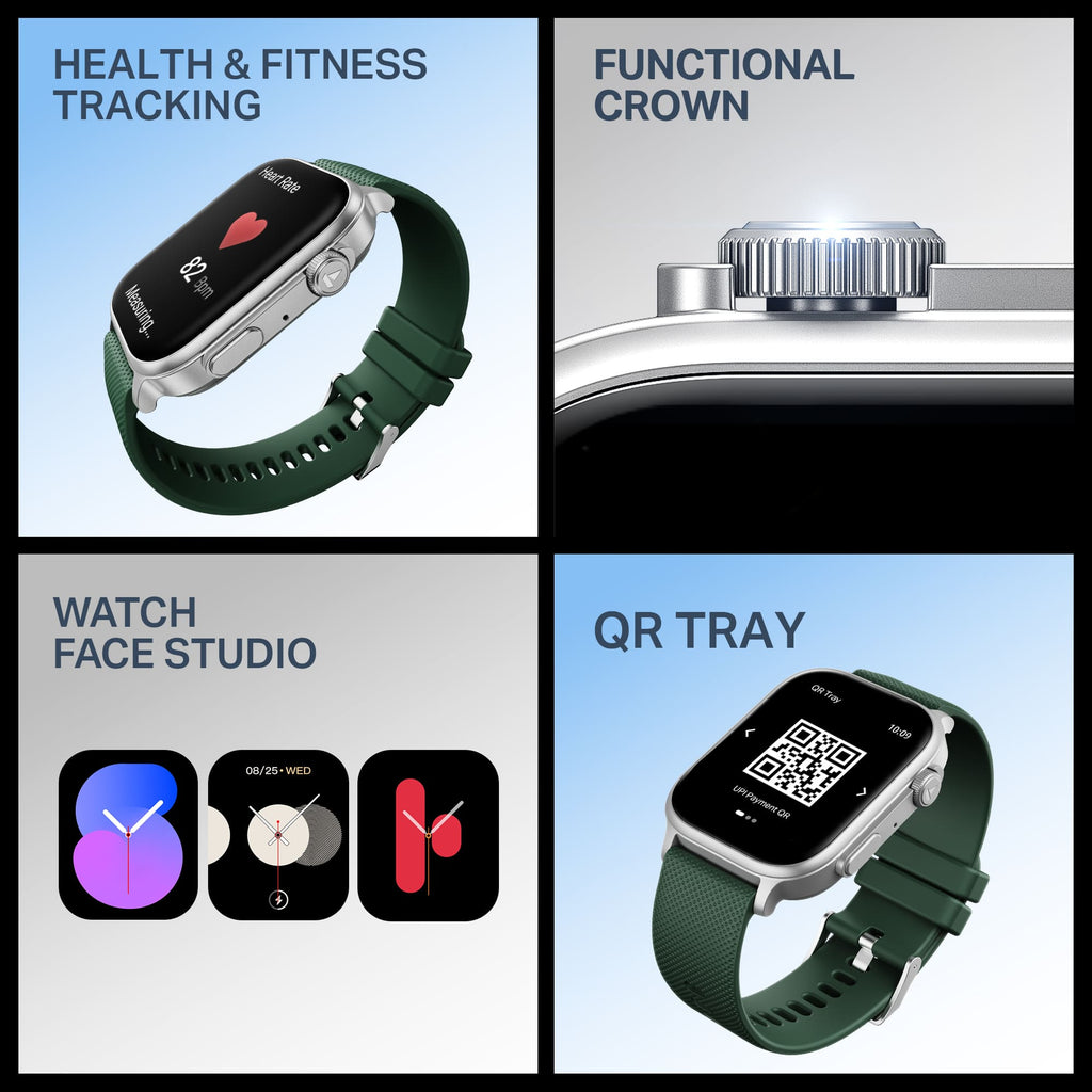 boAt Storm Infinity Max | Smartwatch with 2.01" HD Display, 20-Day Battery Life, BT Calling, IP68, and Functional Crown