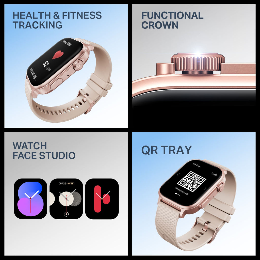 boAt Storm Infinity Max | Smartwatch with 2.01" HD Display, 20-Day Battery Life, BT Calling, IP68, and Functional Crown