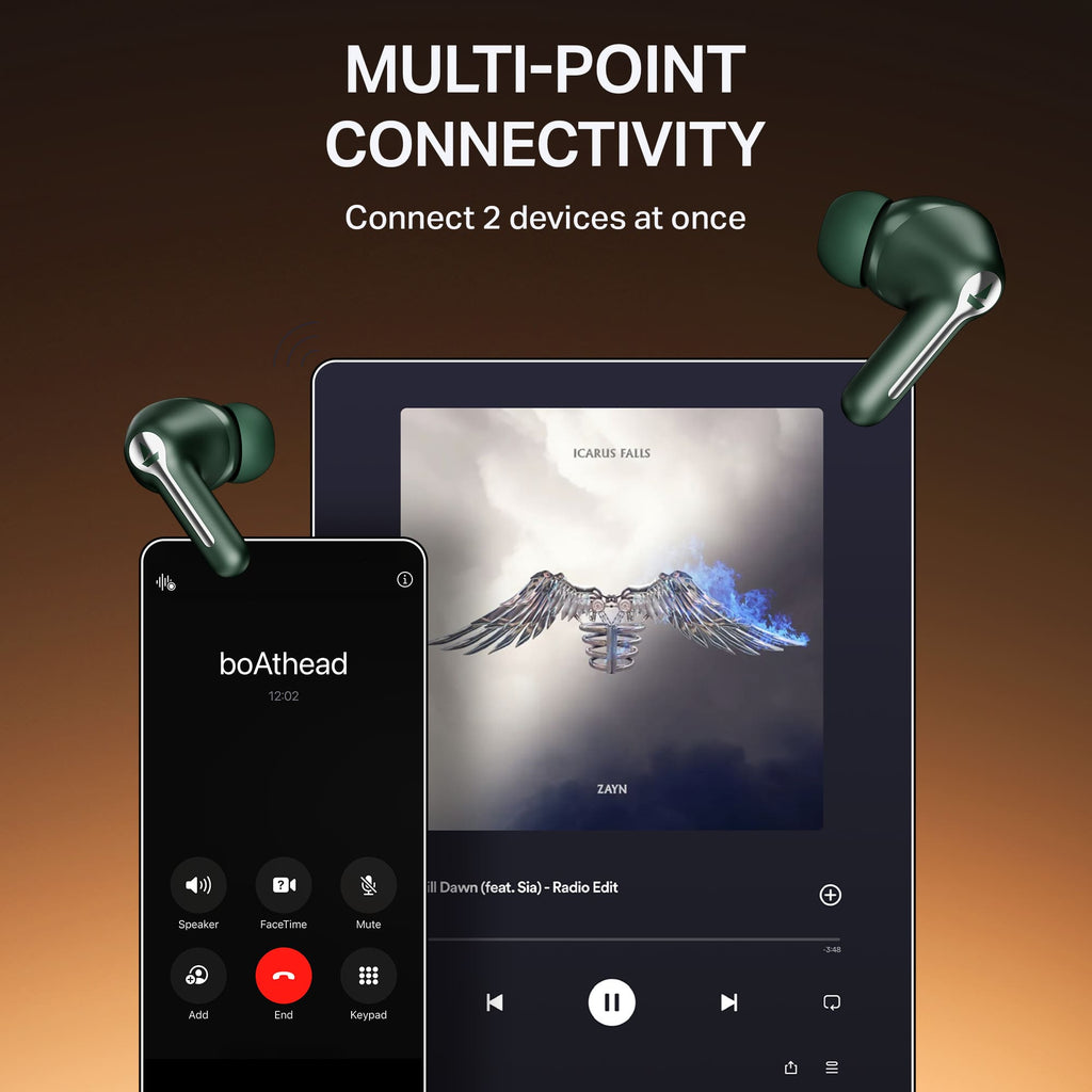 boAt Airdopes Prime 413 | Wireless Earbuds with 50 Hours Playback, BEAST™ Mode & Voice Assistant Support