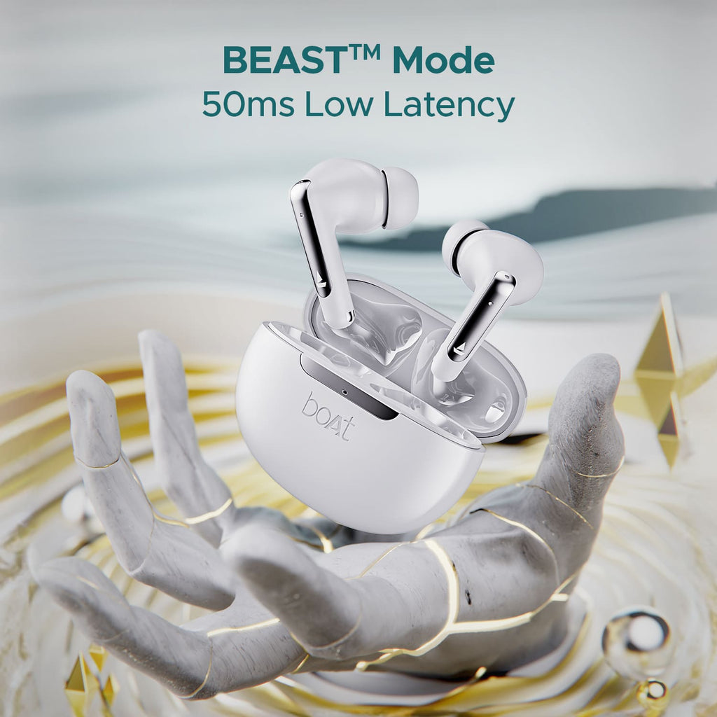 boAt Airdopes 141 ANC | Wireless Earbuds with Active Noise Cancellation up to 32dB, 42 Hours Playback, BEAST™️ Mode