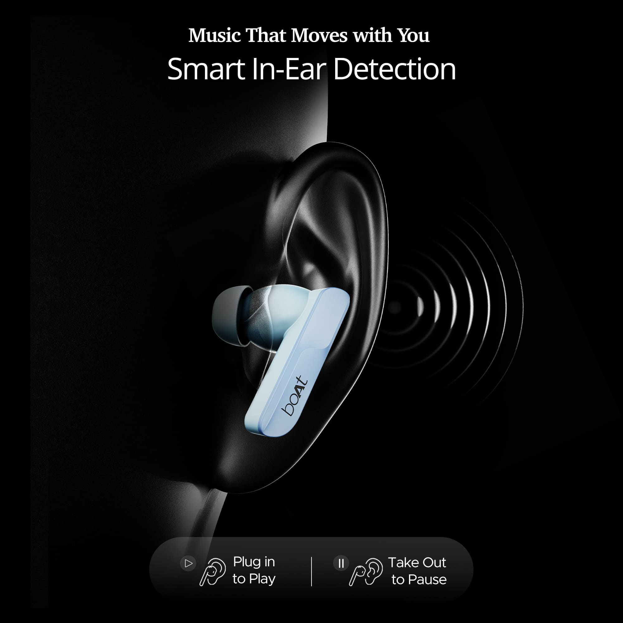 boAt Airdopes 800 HiDef | Wireless Earbuds with 40 Hours Playback, High-Res Audio with LDAC, AI ENx Technology