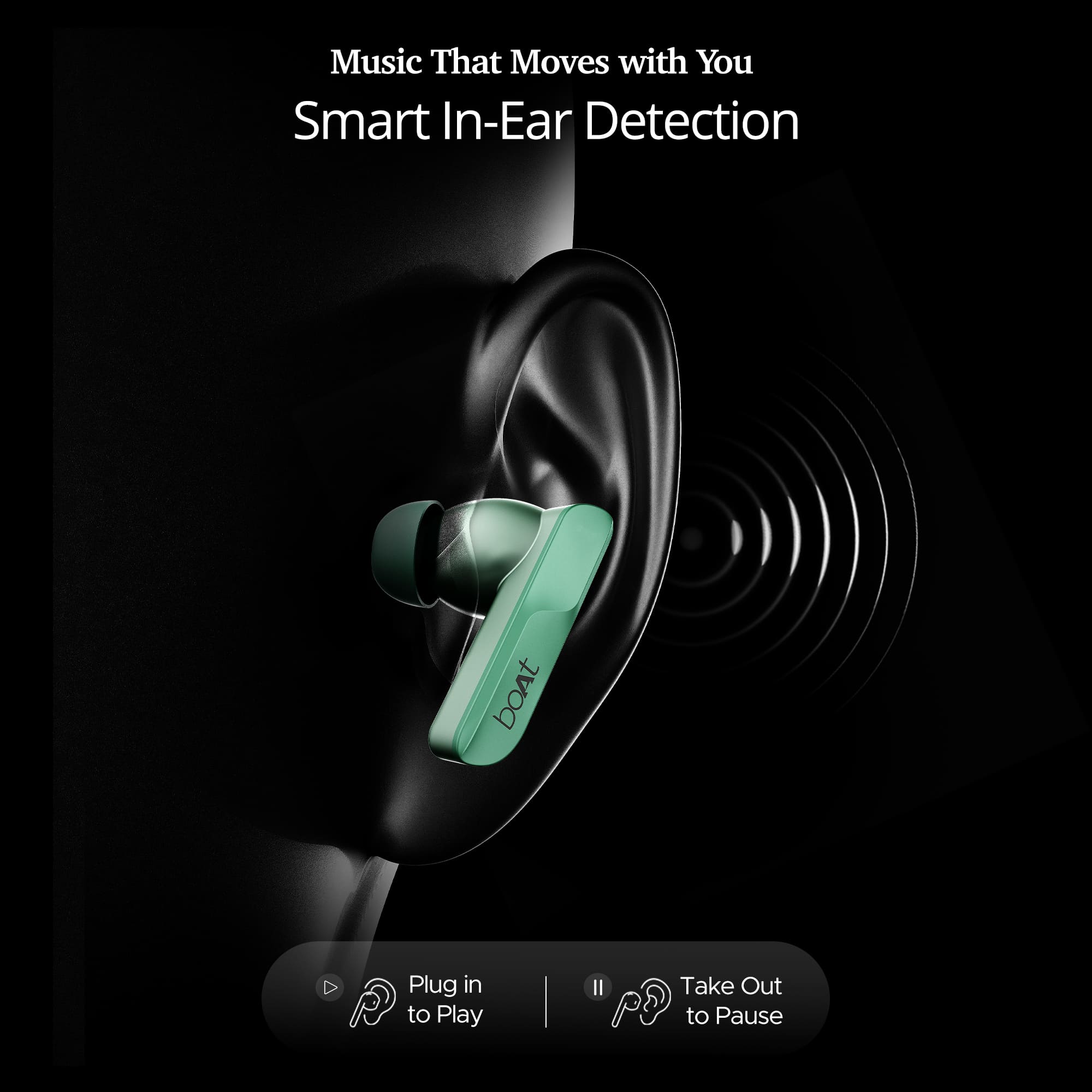 boAt Airdopes 800 HiDef | Wireless Earbuds with 40 Hours Playback, High-Res Audio with LDAC, AI ENx Technology