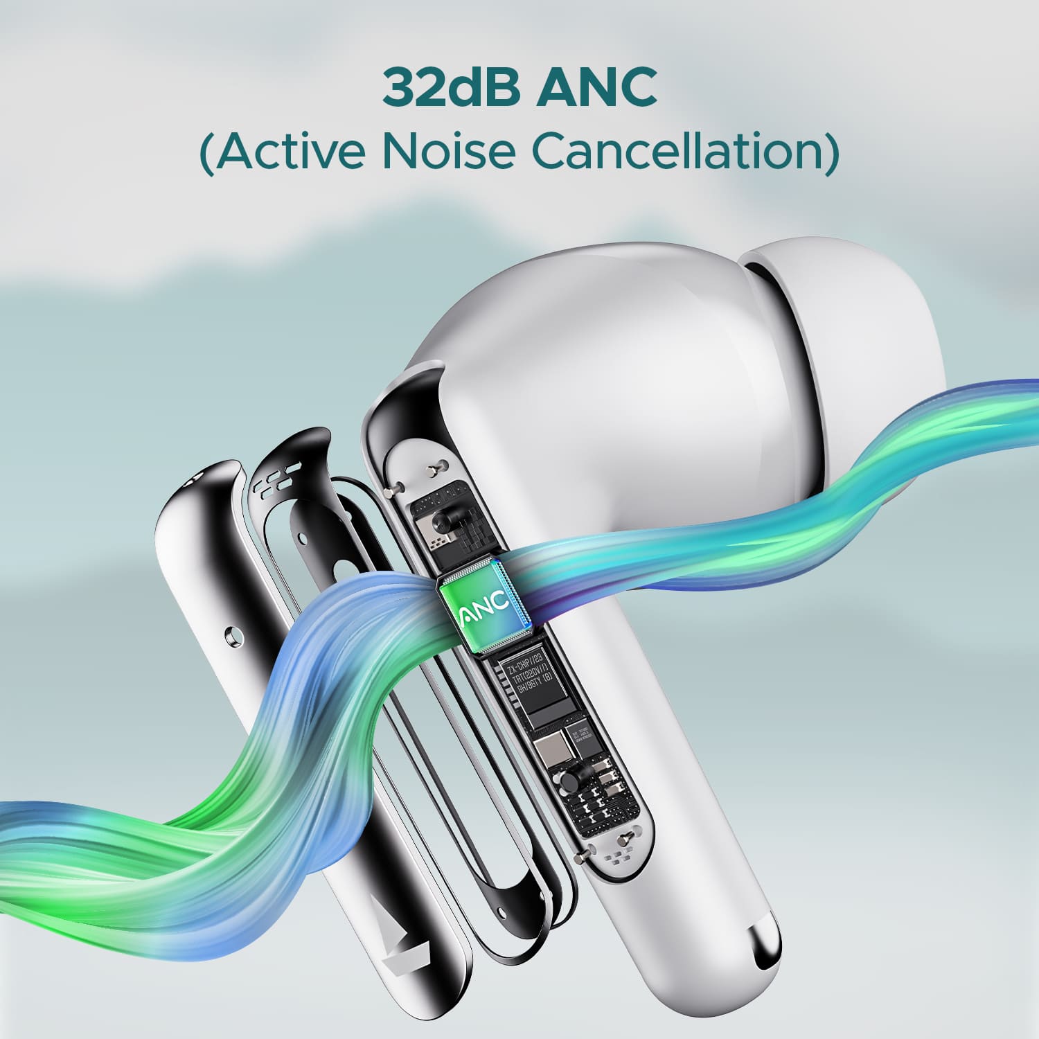 boAt Airdopes 141 ANC | Wireless Earbuds with Active Noise Cancellation up to 32dB, 42 Hours Playback, BEAST™️ Mode