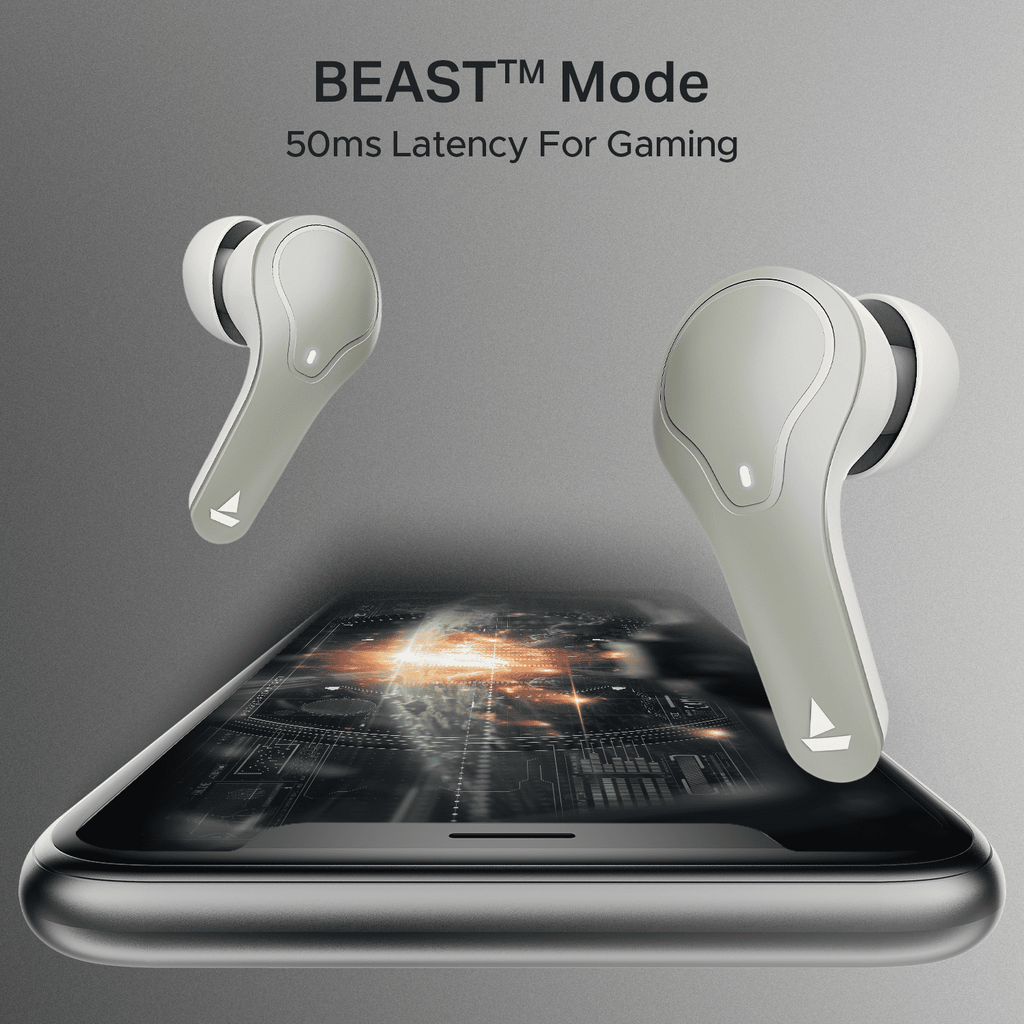 boAt Airdopes Plus 311 | Wireless Earbuds with 50 Hours Playback, Dual Mics with ENx™ Technology, BEAST™ Mode, ASAP™ Charge