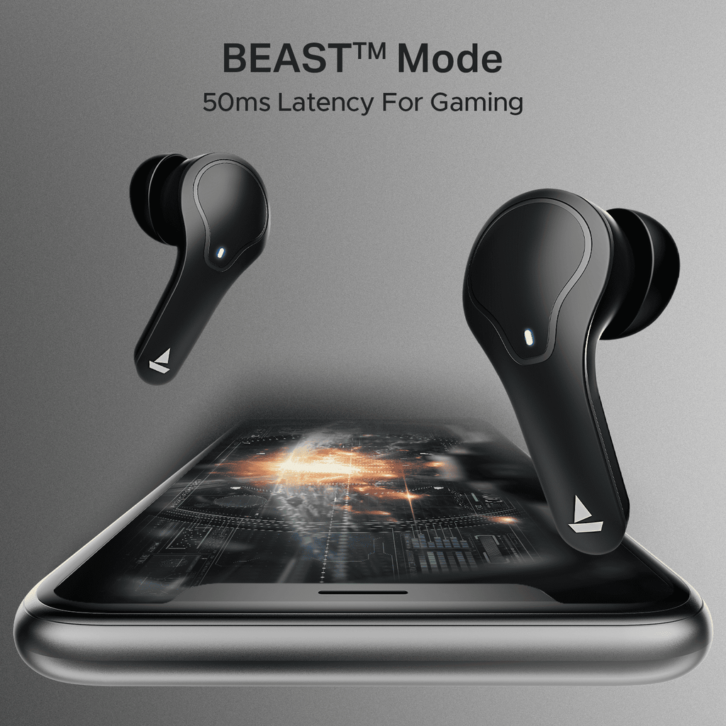boAt Airdopes Plus 311 | Wireless Earbuds with 50 Hours Playback, Dual Mics with ENx™ Technology, BEAST™ Mode, ASAP™ Charge