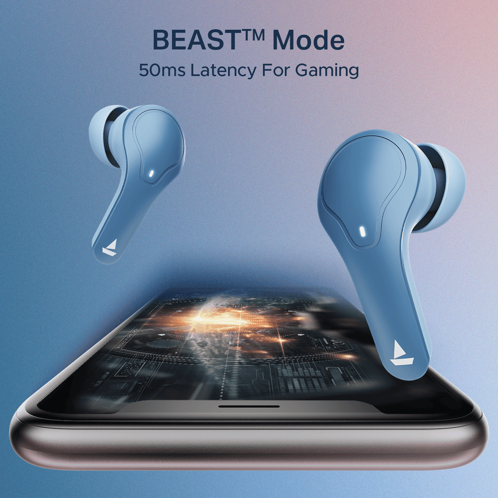 boAt Airdopes Plus 311 | Wireless Earbuds with 50 Hours Playback, Dual Mics with ENx™ Technology, BEAST™ Mode, ASAP™ Charge