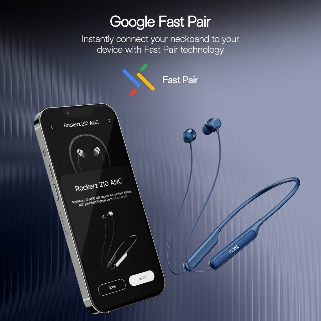 boAt Rockerz 210 ANC | Wireless Headphone with 30dB Active Noise Cancellation, Cinematic Spatial Audio, Seamless Fast Pairing