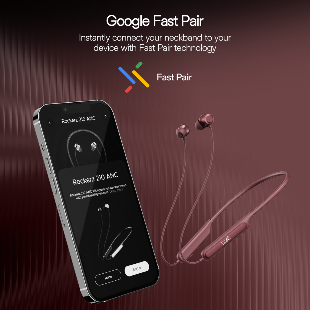 boAt Rockerz 210 ANC | Wireless Headphone with 30dB Active Noise Cancellation, Cinematic Spatial Audio, Seamless Fast Pairing